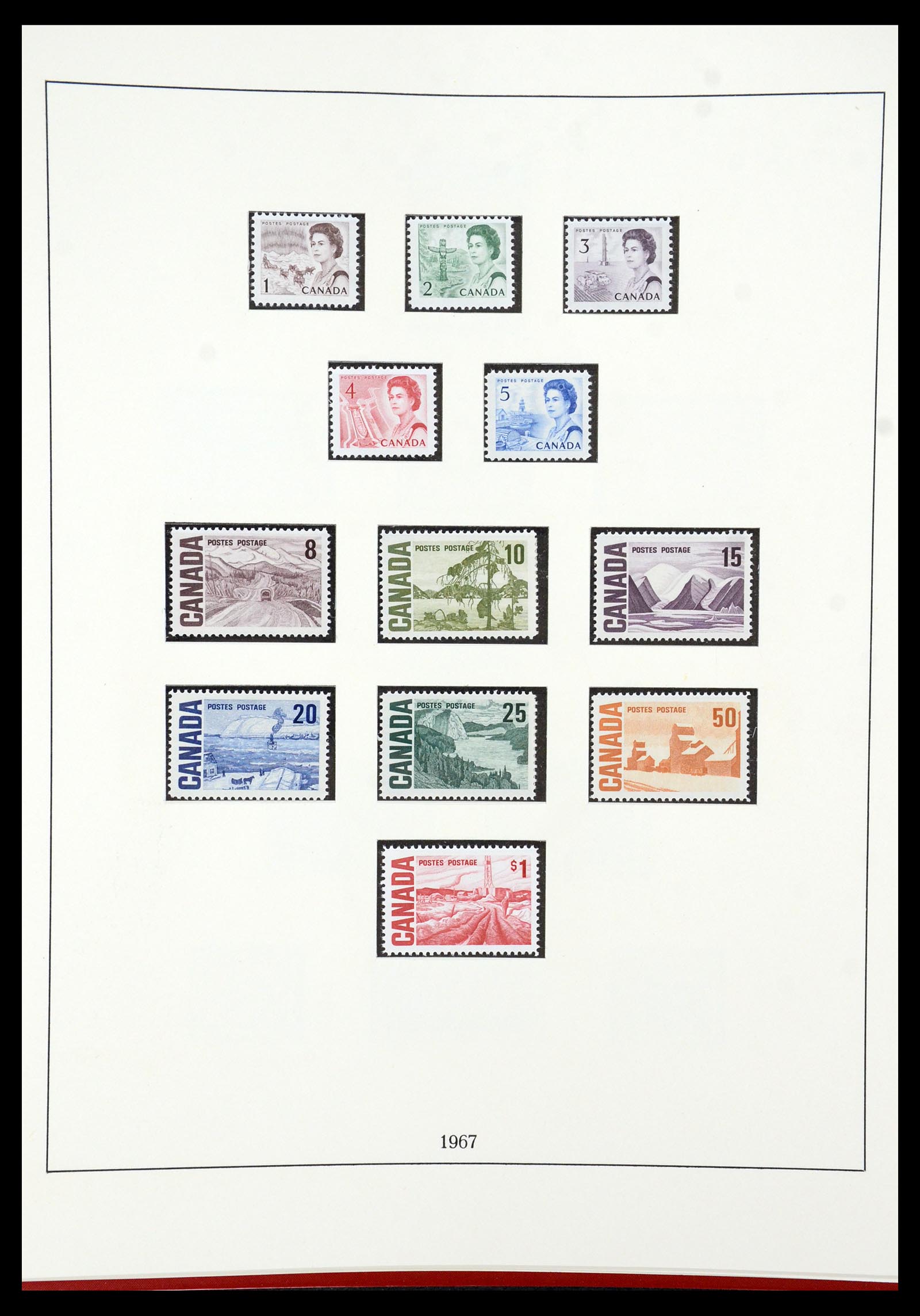 36039 037 - Stamp collection 36039 Canada 1851-1971.