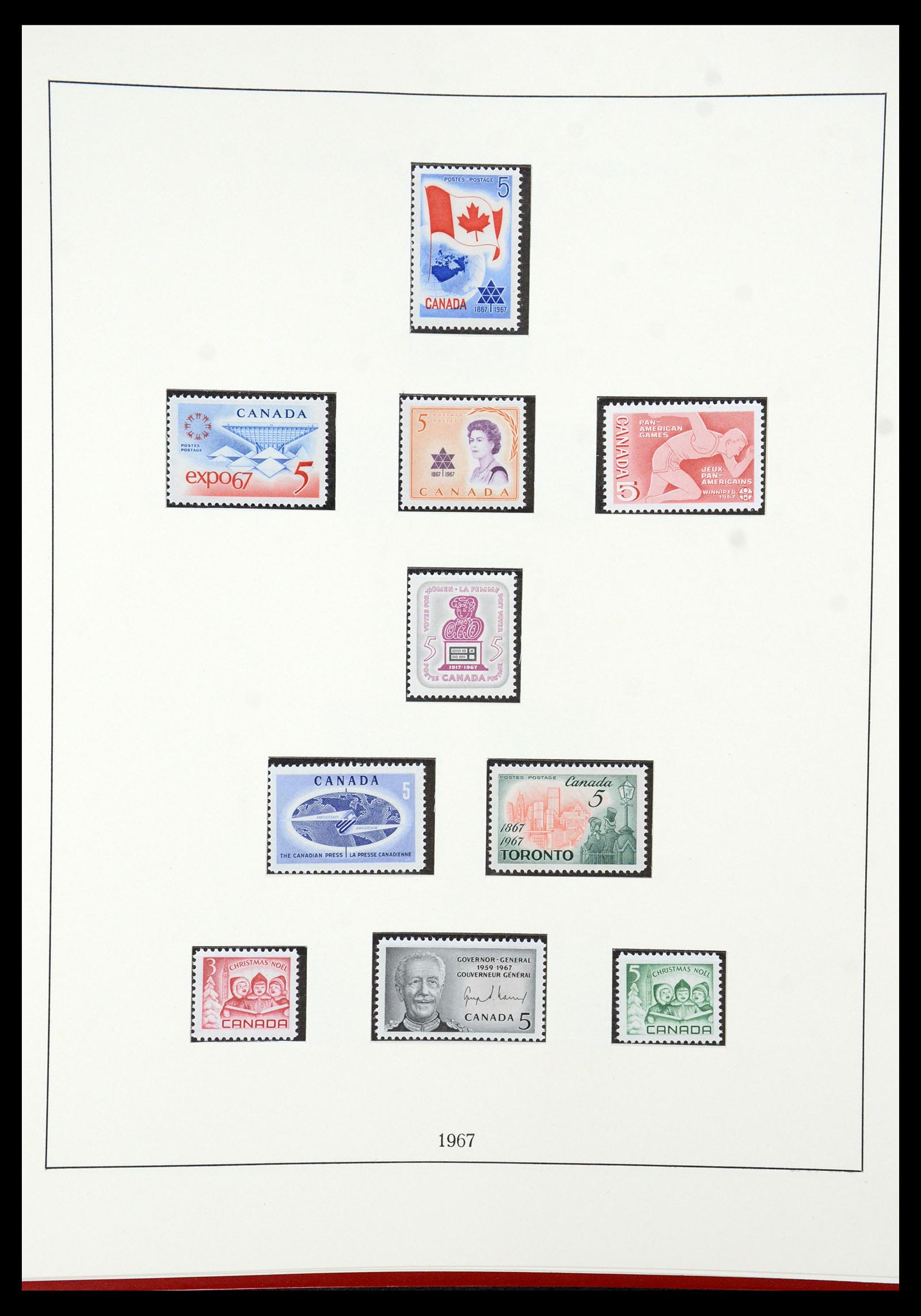 36039 038 - Stamp collection 36039 Canada 1851-1971.