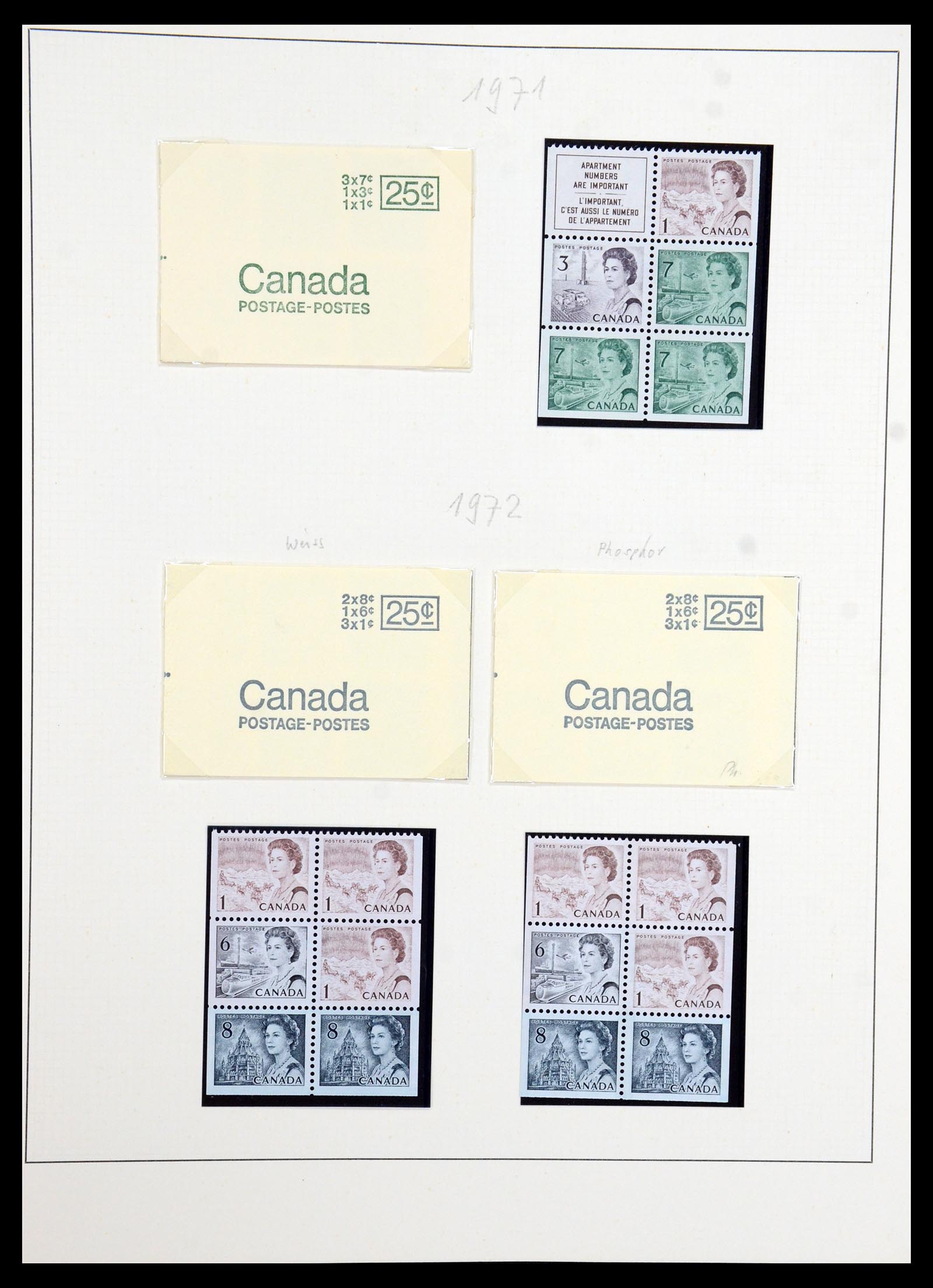 36039 055 - Stamp collection 36039 Canada 1851-1971.