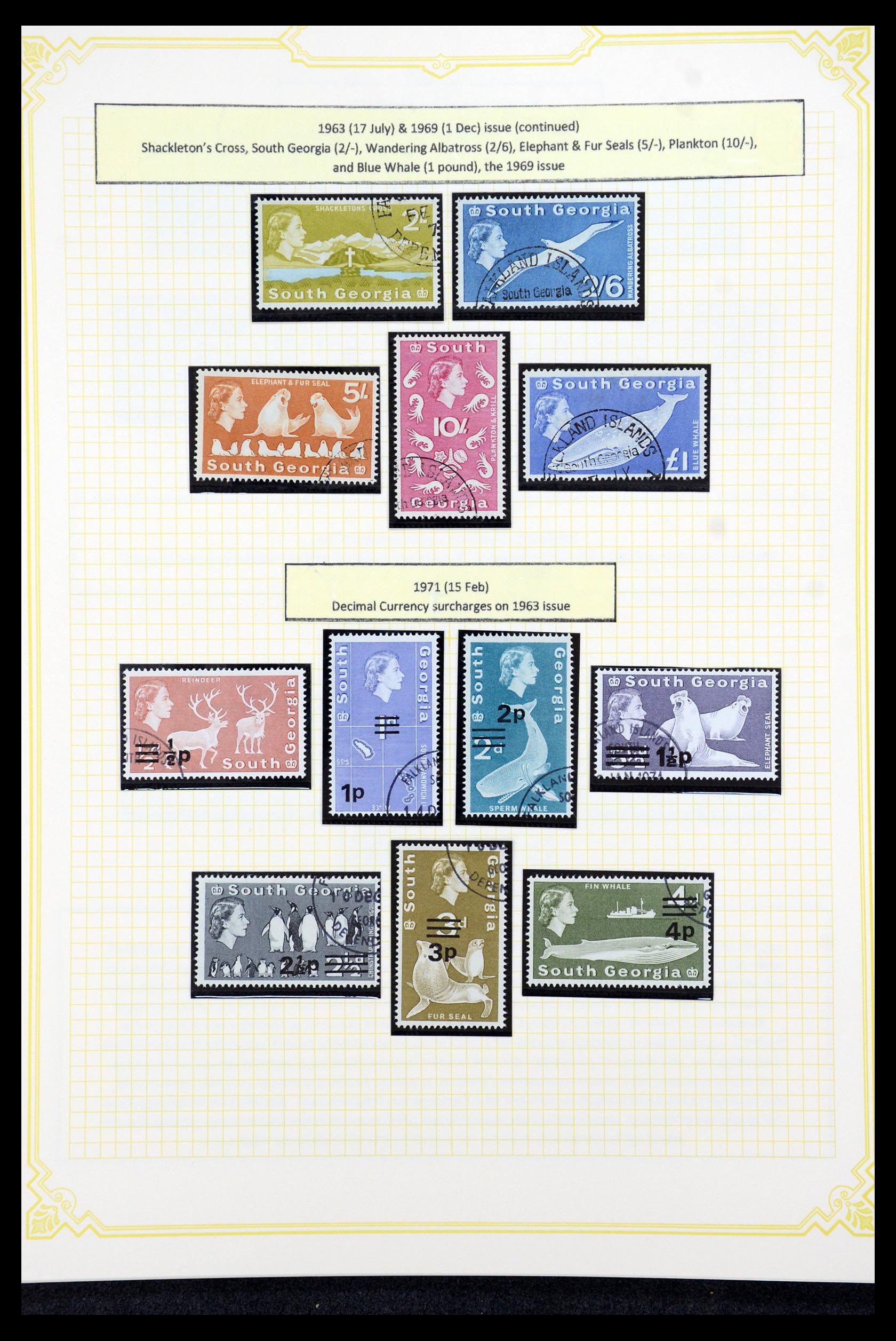 36043 008 - Stamp collection 36043 Falkland Dependencies 1944-1997.
