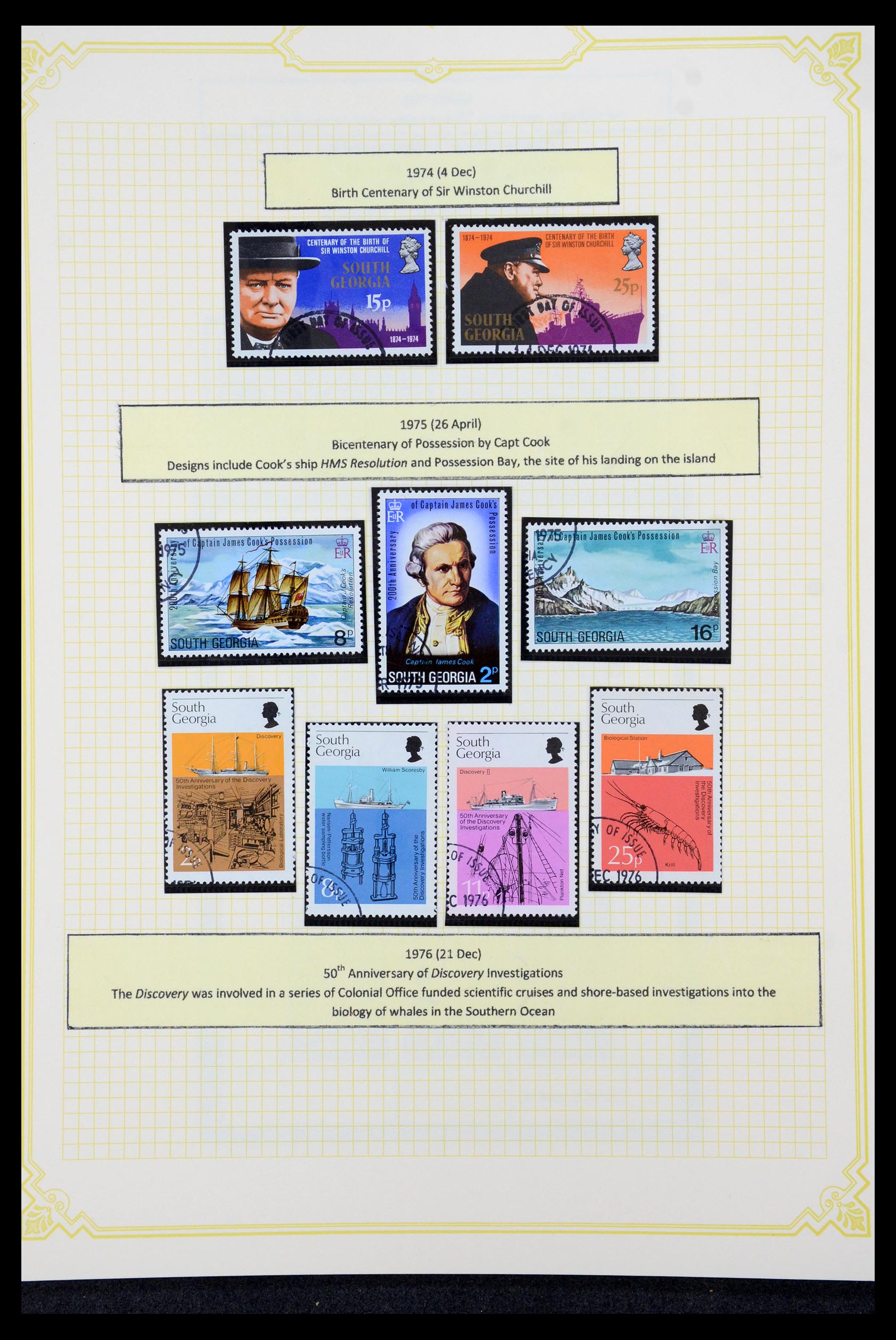 36043 011 - Stamp collection 36043 Falkland Dependencies 1944-1997.