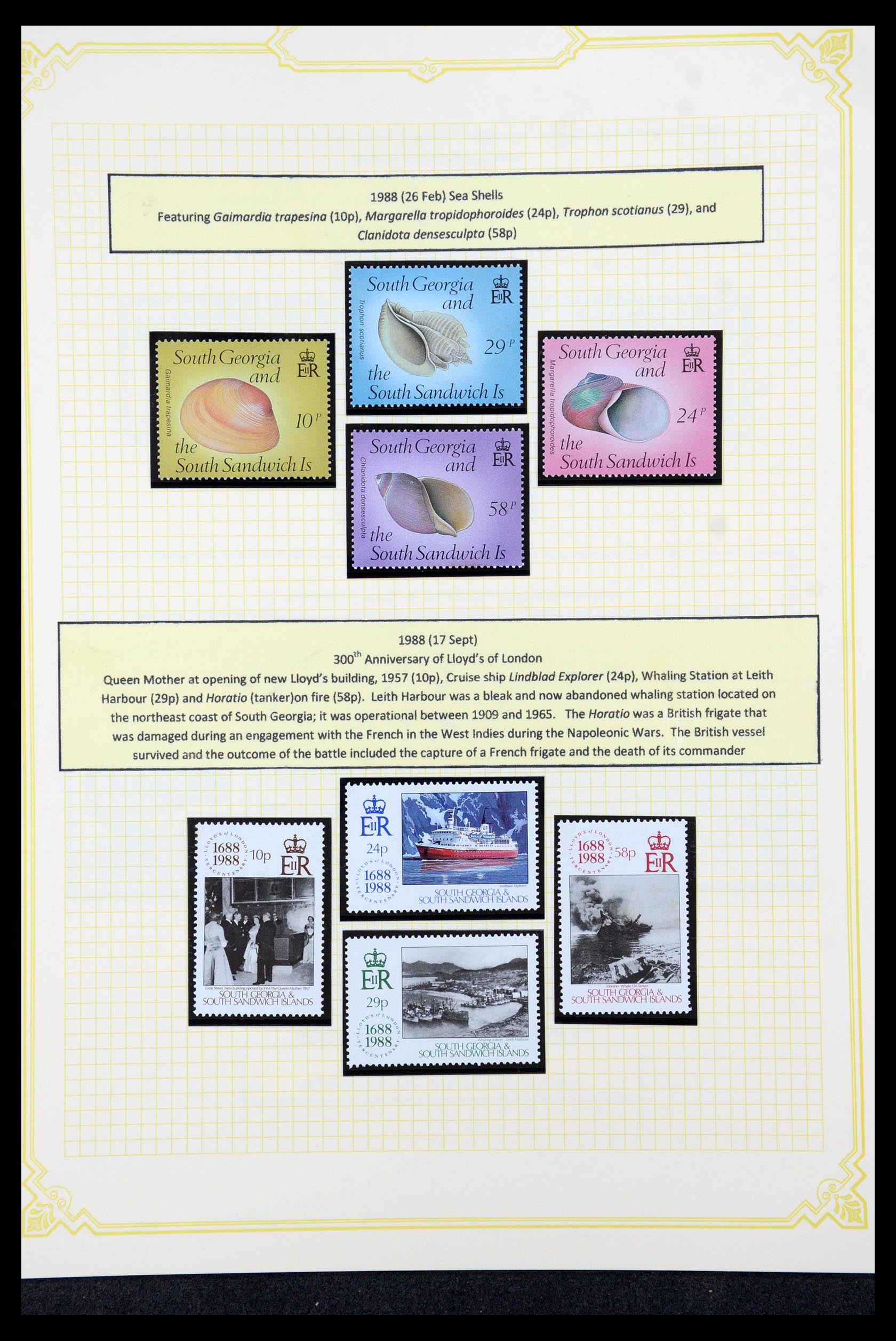 36043 021 - Stamp collection 36043 Falkland Dependencies 1944-1997.