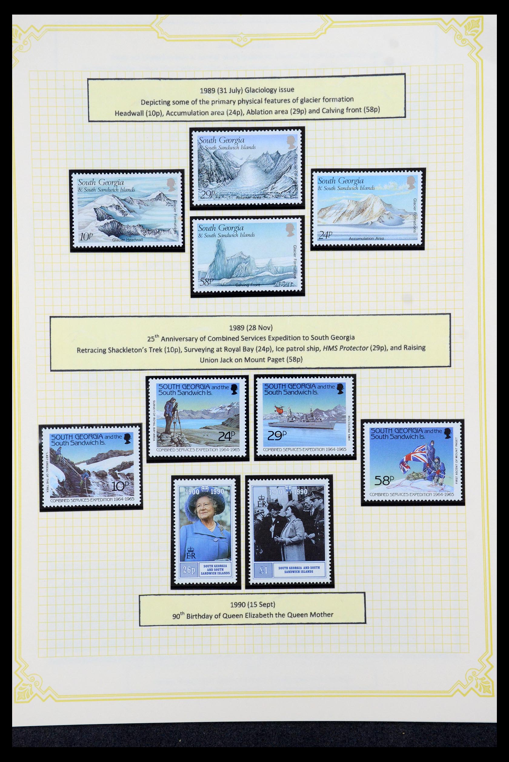 36043 022 - Stamp collection 36043 Falkland Dependencies 1944-1997.