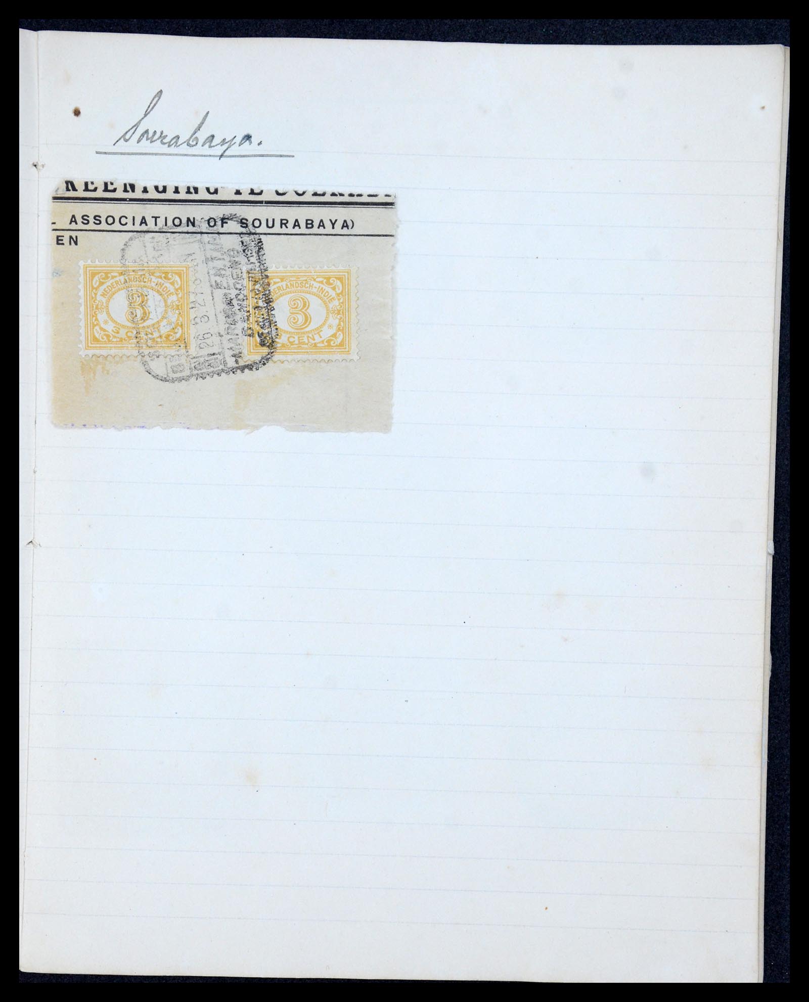 36044 006 - Postzegelverzameling 36044 Nederlands Indië 1920-1927.