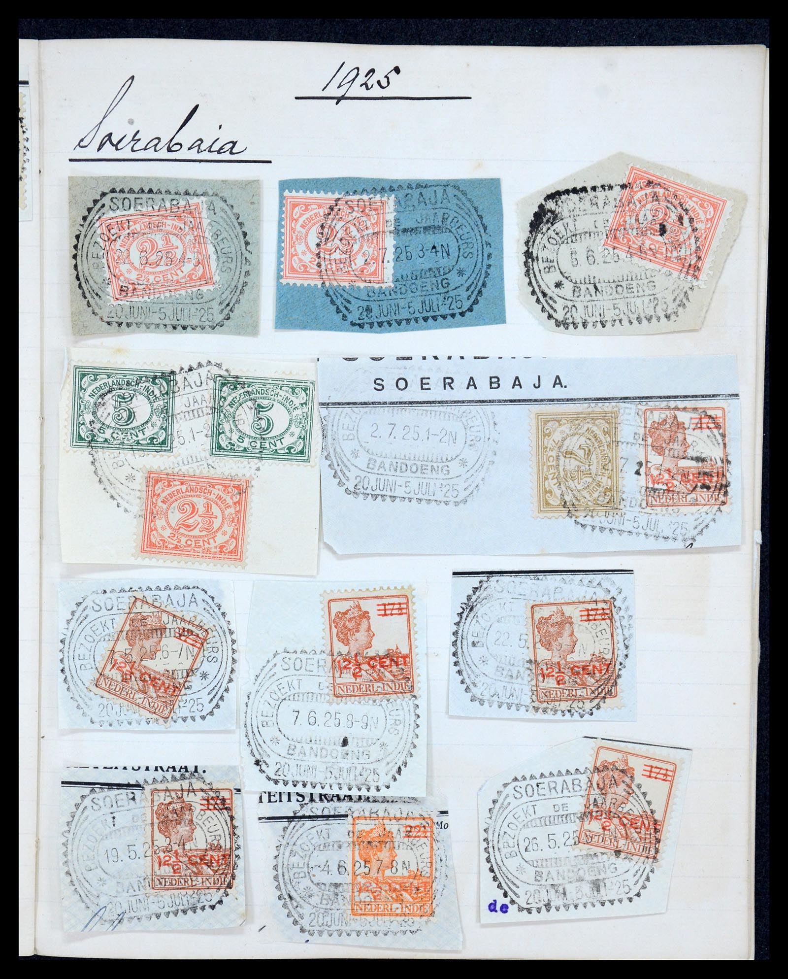 36044 016 - Postzegelverzameling 36044 Nederlands Indië 1920-1927.
