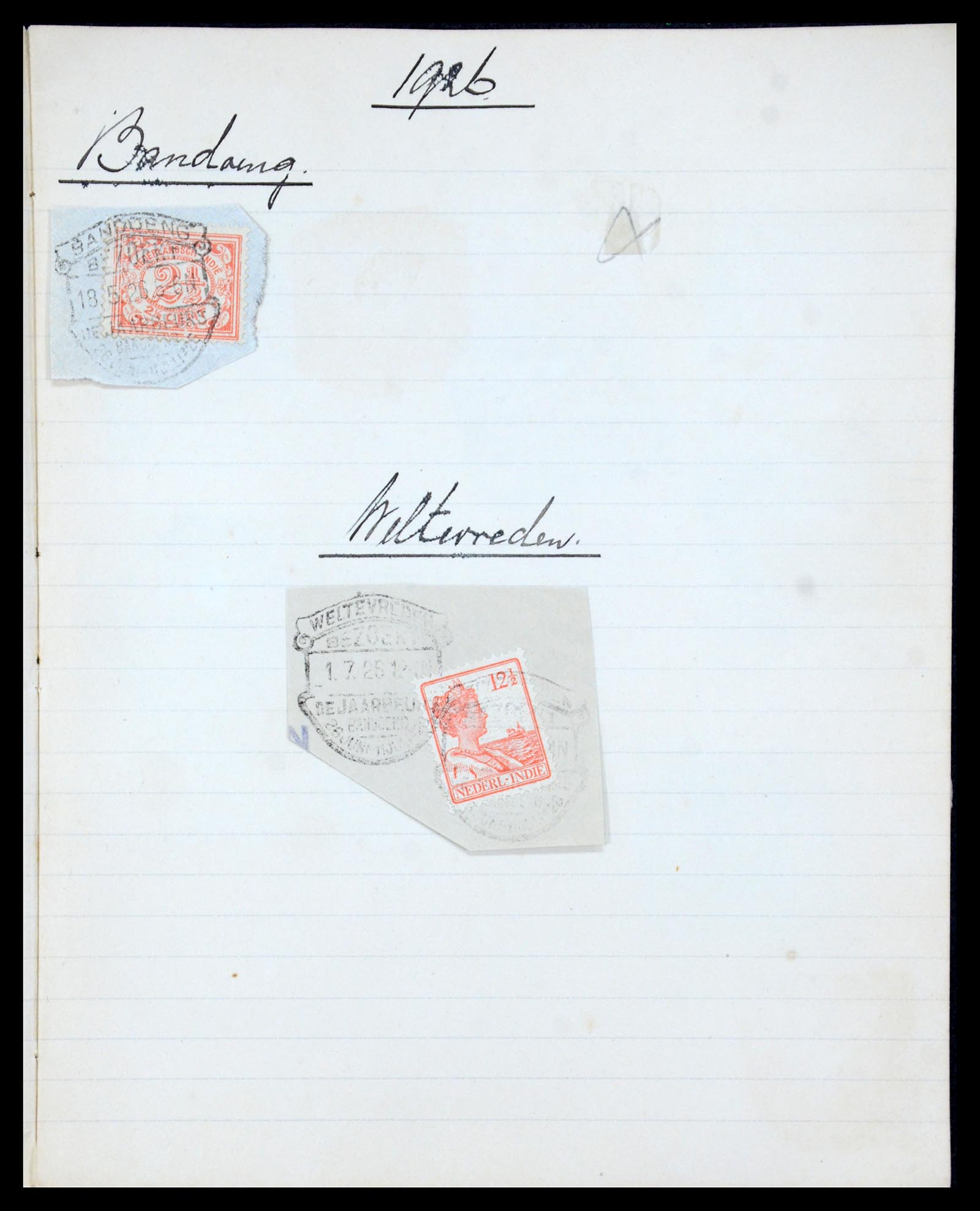 36044 020 - Postzegelverzameling 36044 Nederlands Indië 1920-1927.