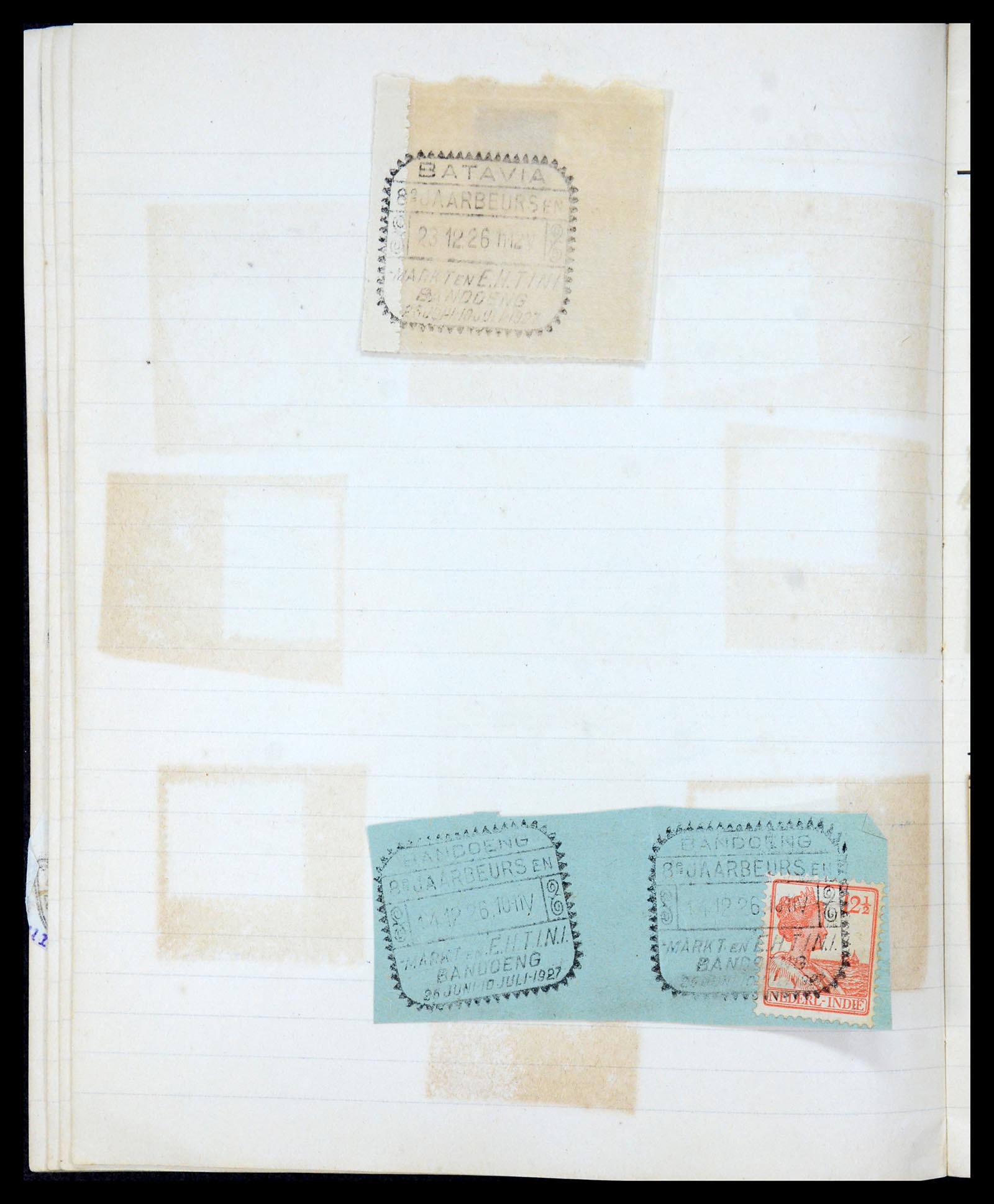 36044 022 - Postzegelverzameling 36044 Nederlands Indië 1920-1927.