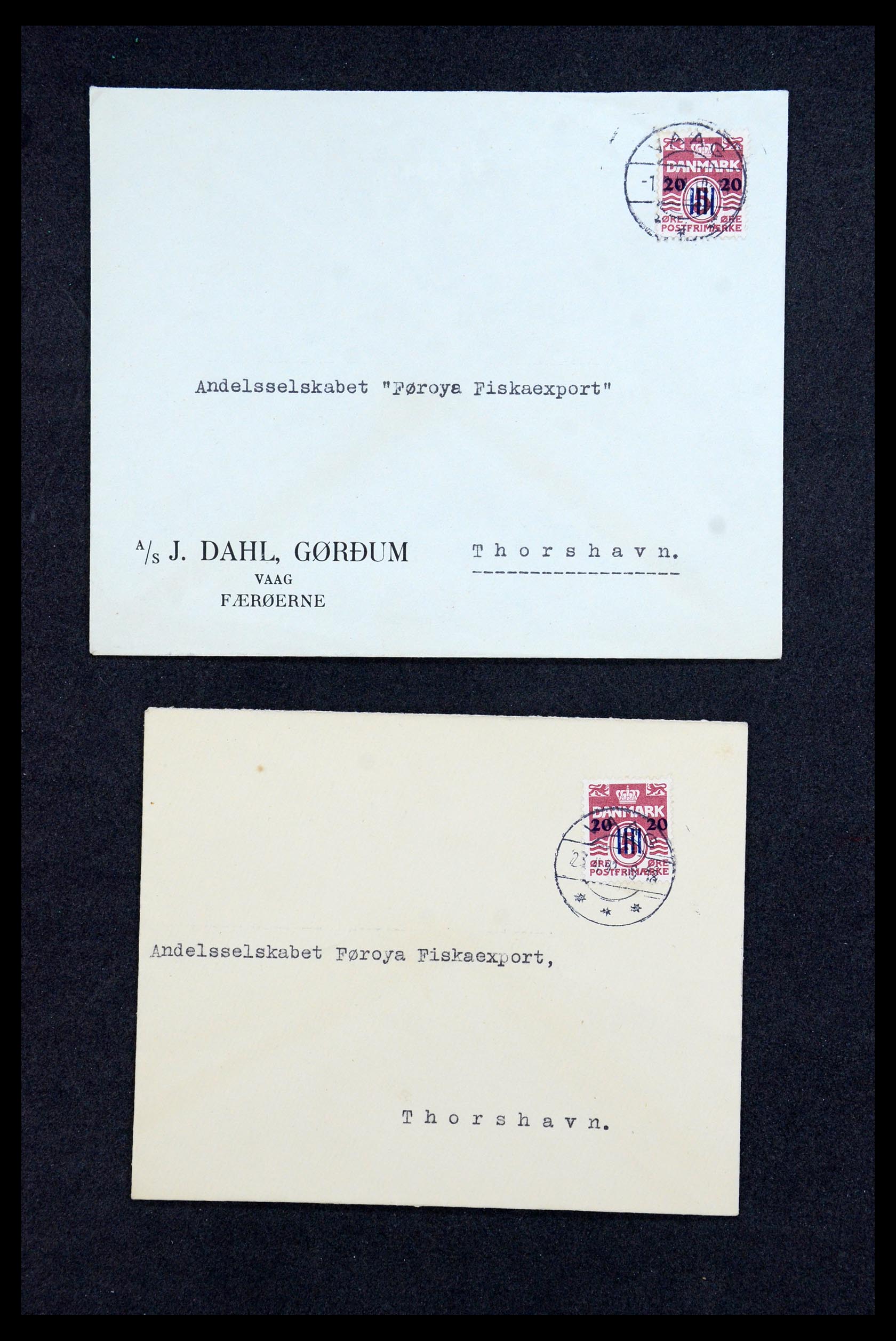 36046 002 - Postzegelverzameling 36046 Faeroer 1940-1941.