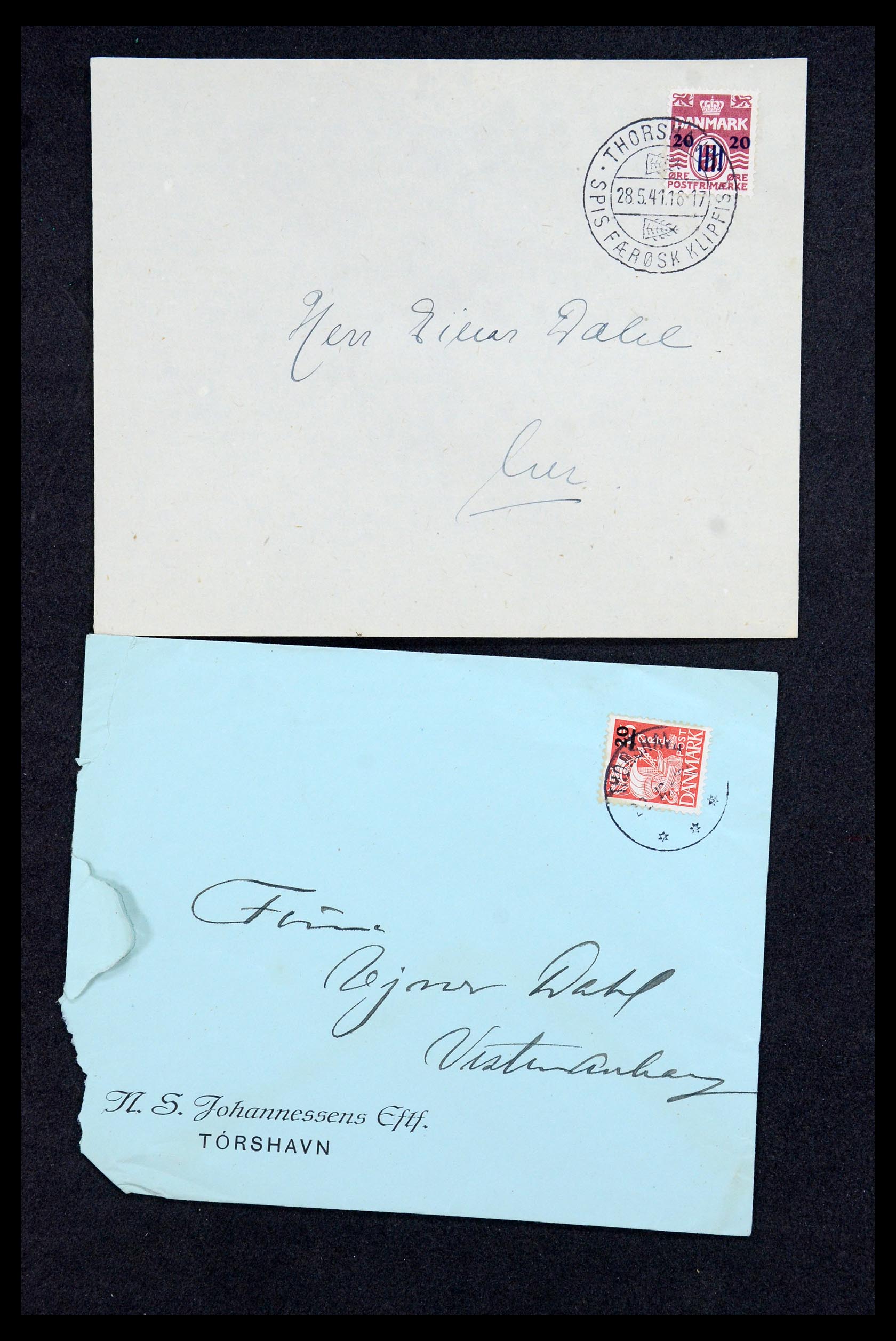 36046 004 - Postzegelverzameling 36046 Faeroer 1940-1941.