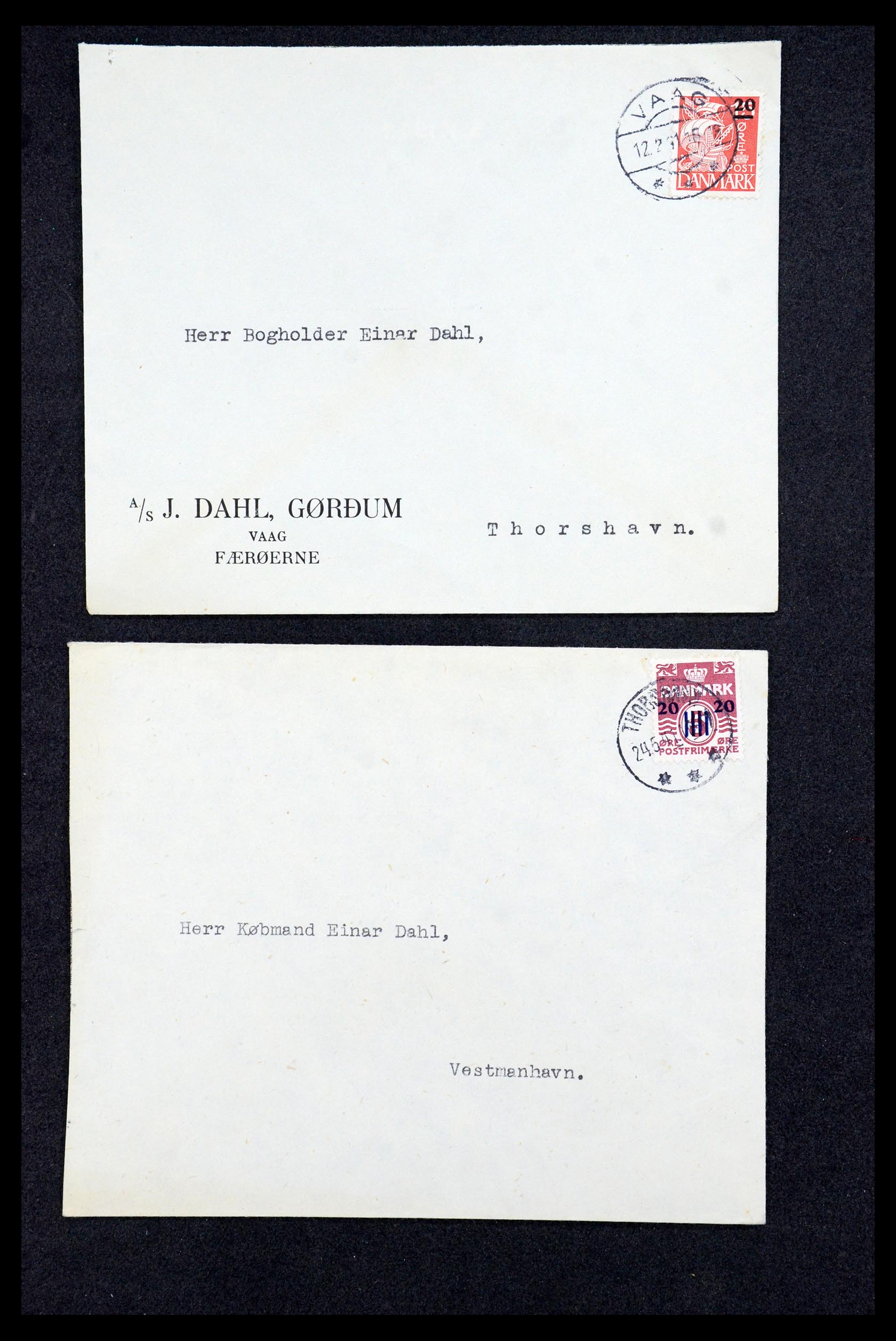 36046 006 - Postzegelverzameling 36046 Faeroer 1940-1941.