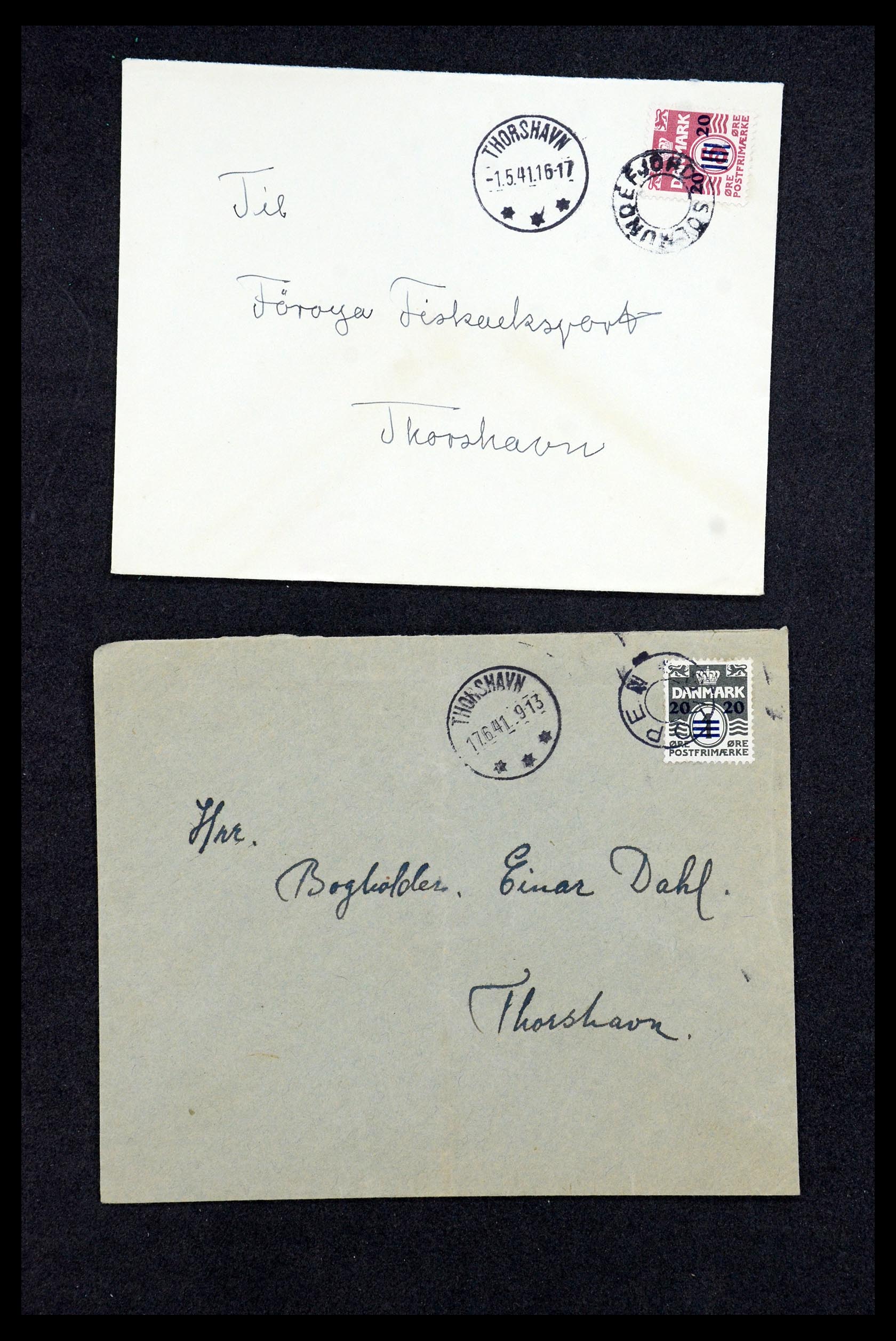 36046 009 - Postzegelverzameling 36046 Faeroer 1940-1941.