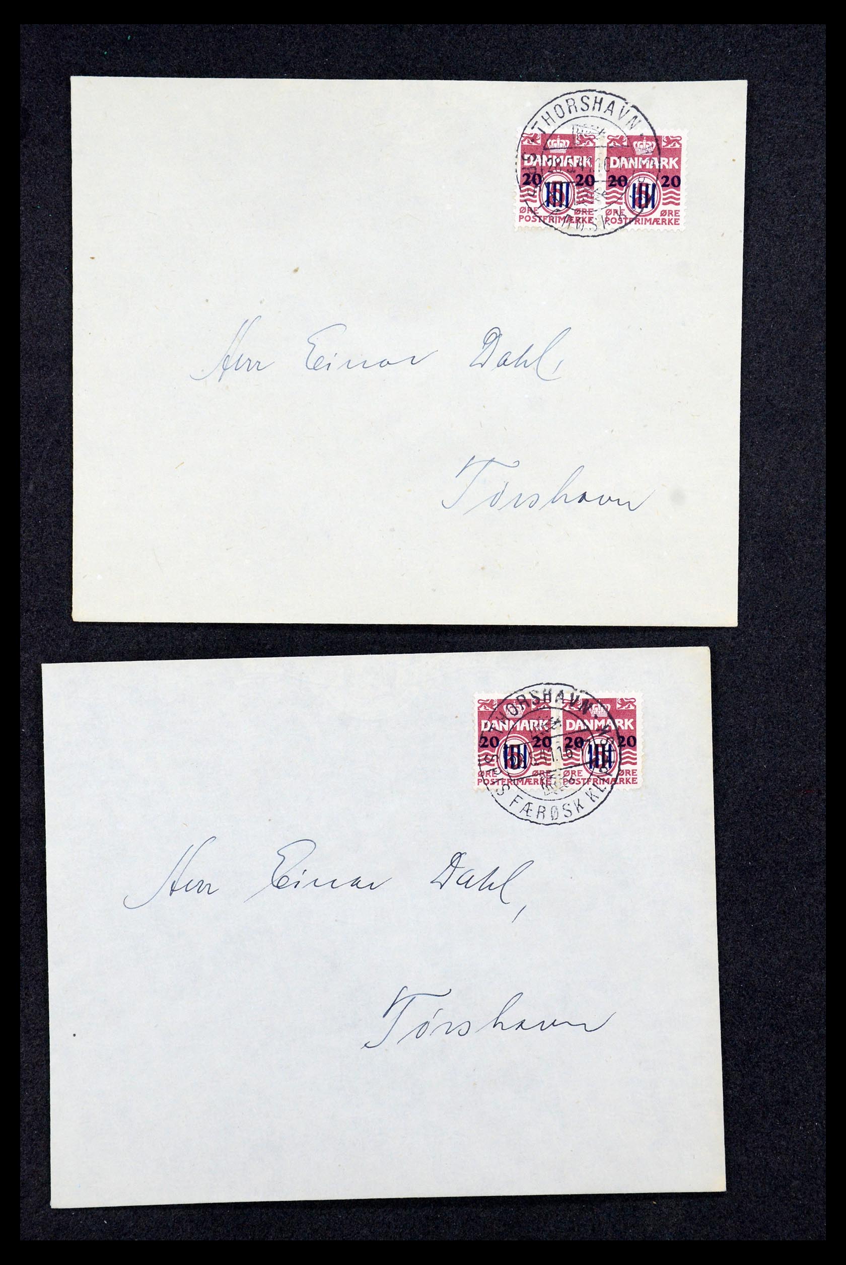 36046 011 - Postzegelverzameling 36046 Faeroer 1940-1941.