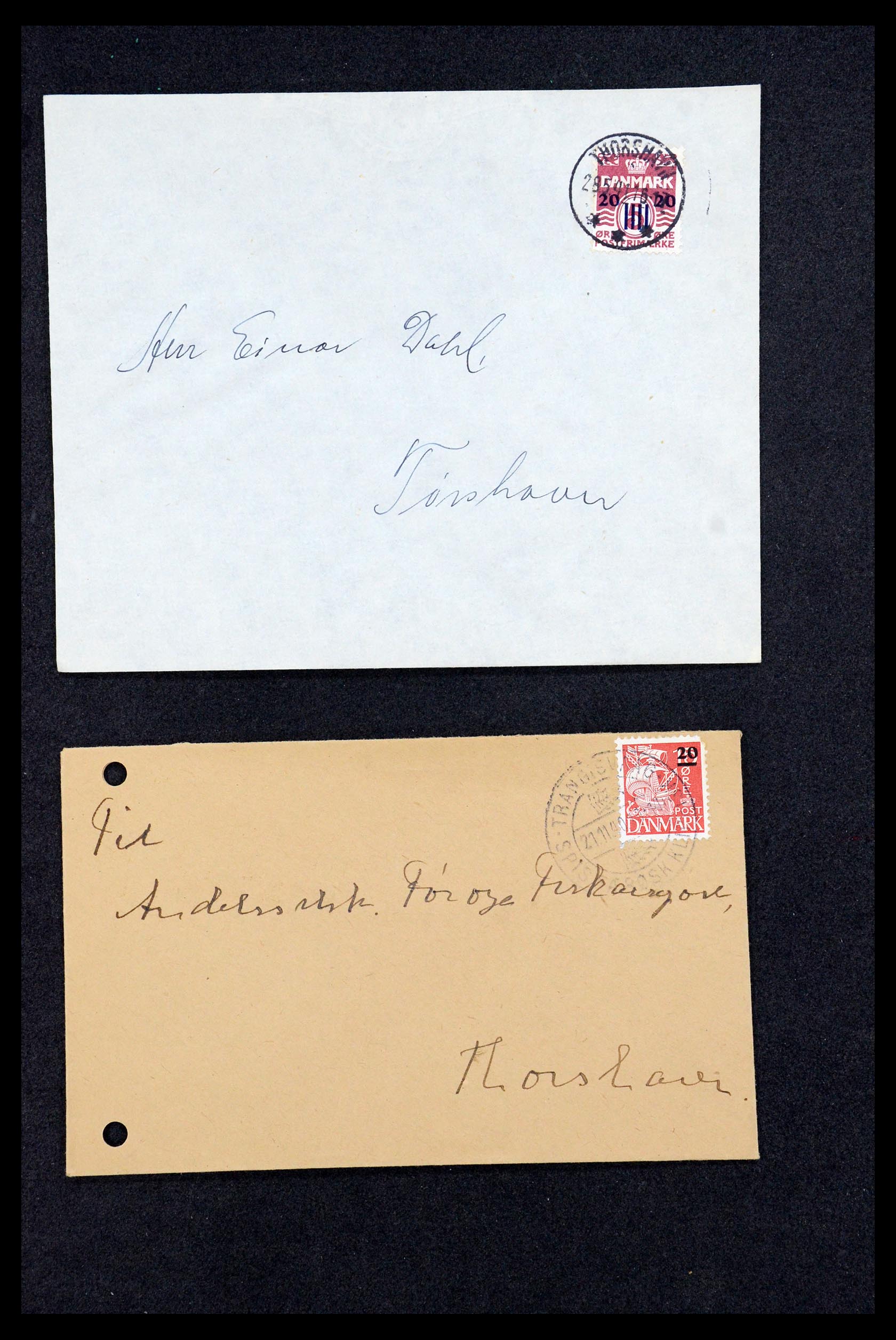 36046 013 - Postzegelverzameling 36046 Faeroer 1940-1941.