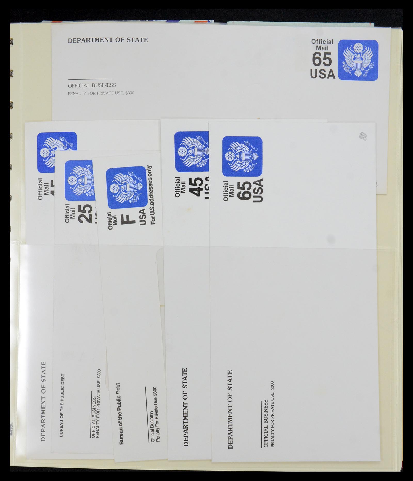 36095 001 - Postzegelverzameling 36095 USA brieven en postwaardestukken 1851-1950