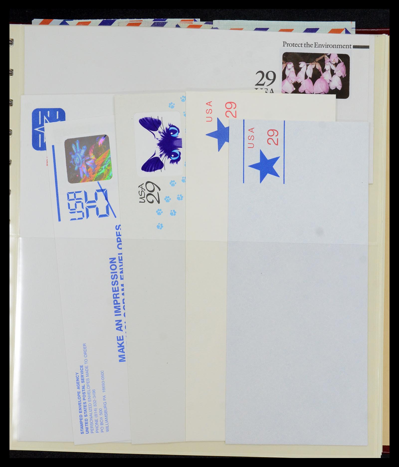 36095 005 - Postzegelverzameling 36095 USA brieven en postwaardestukken 1851-1950