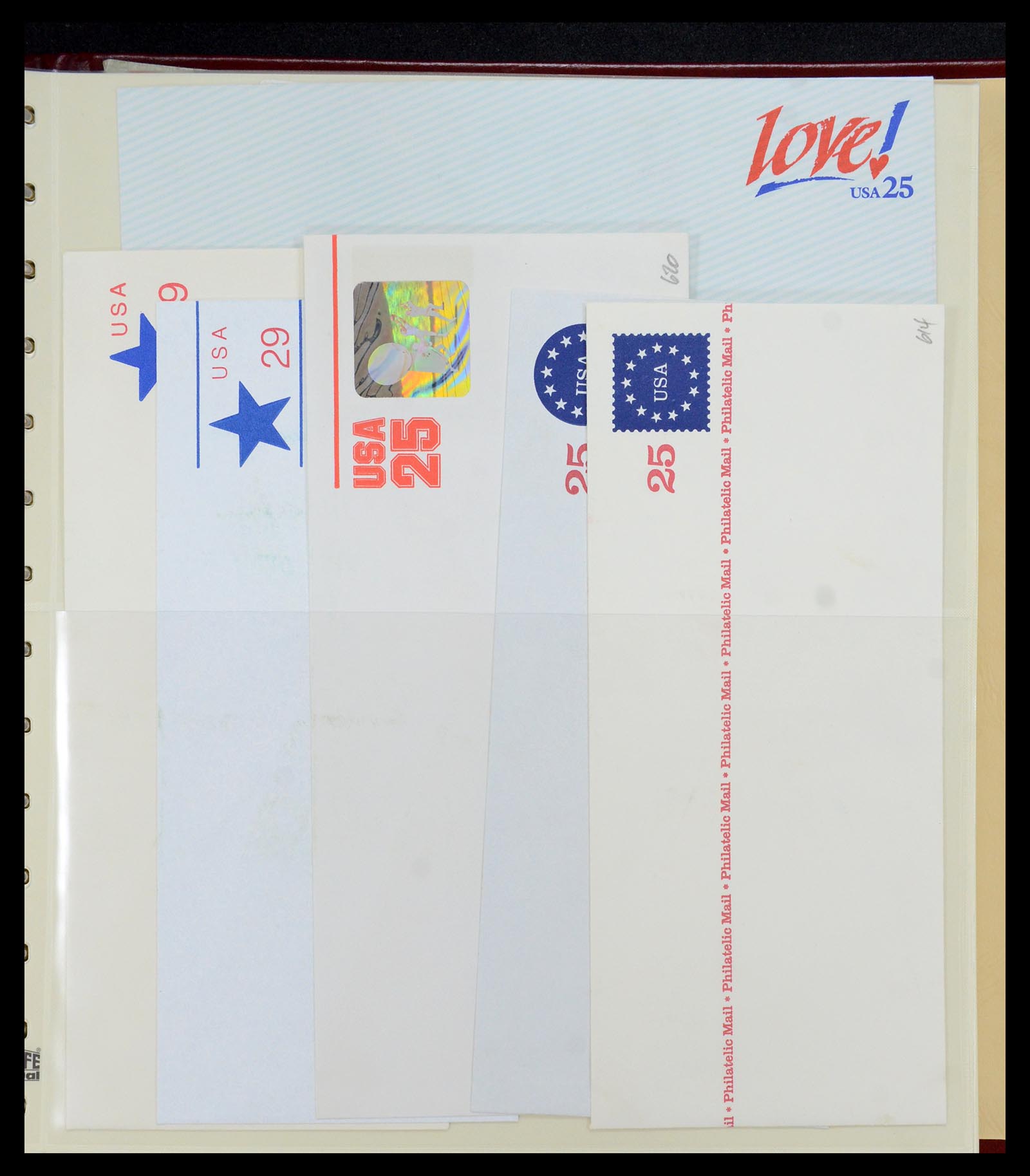 36095 012 - Postzegelverzameling 36095 USA brieven en postwaardestukken 1851-1950