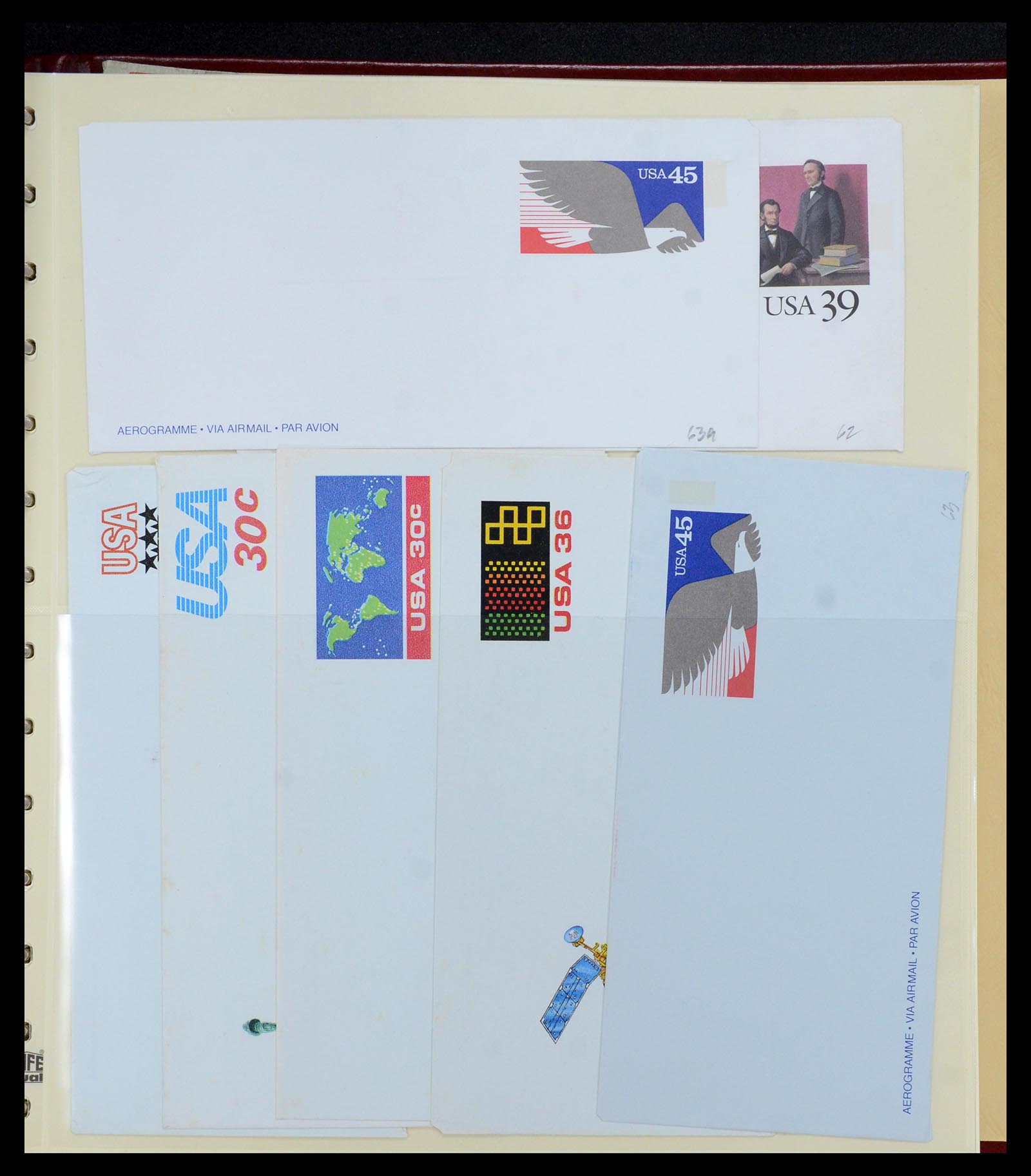 36095 013 - Postzegelverzameling 36095 USA brieven en postwaardestukken 1851-1950