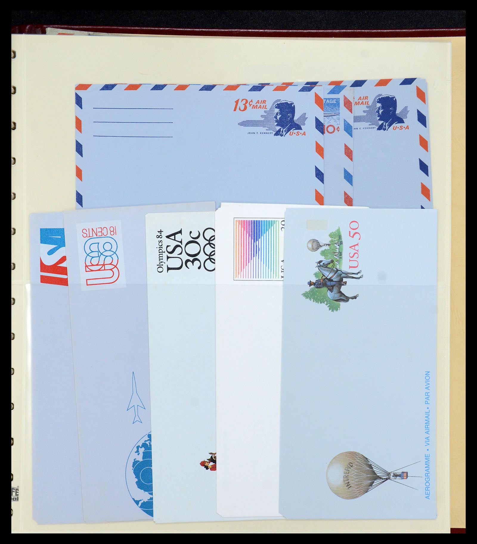 36095 015 - Postzegelverzameling 36095 USA brieven en postwaardestukken 1851-1950
