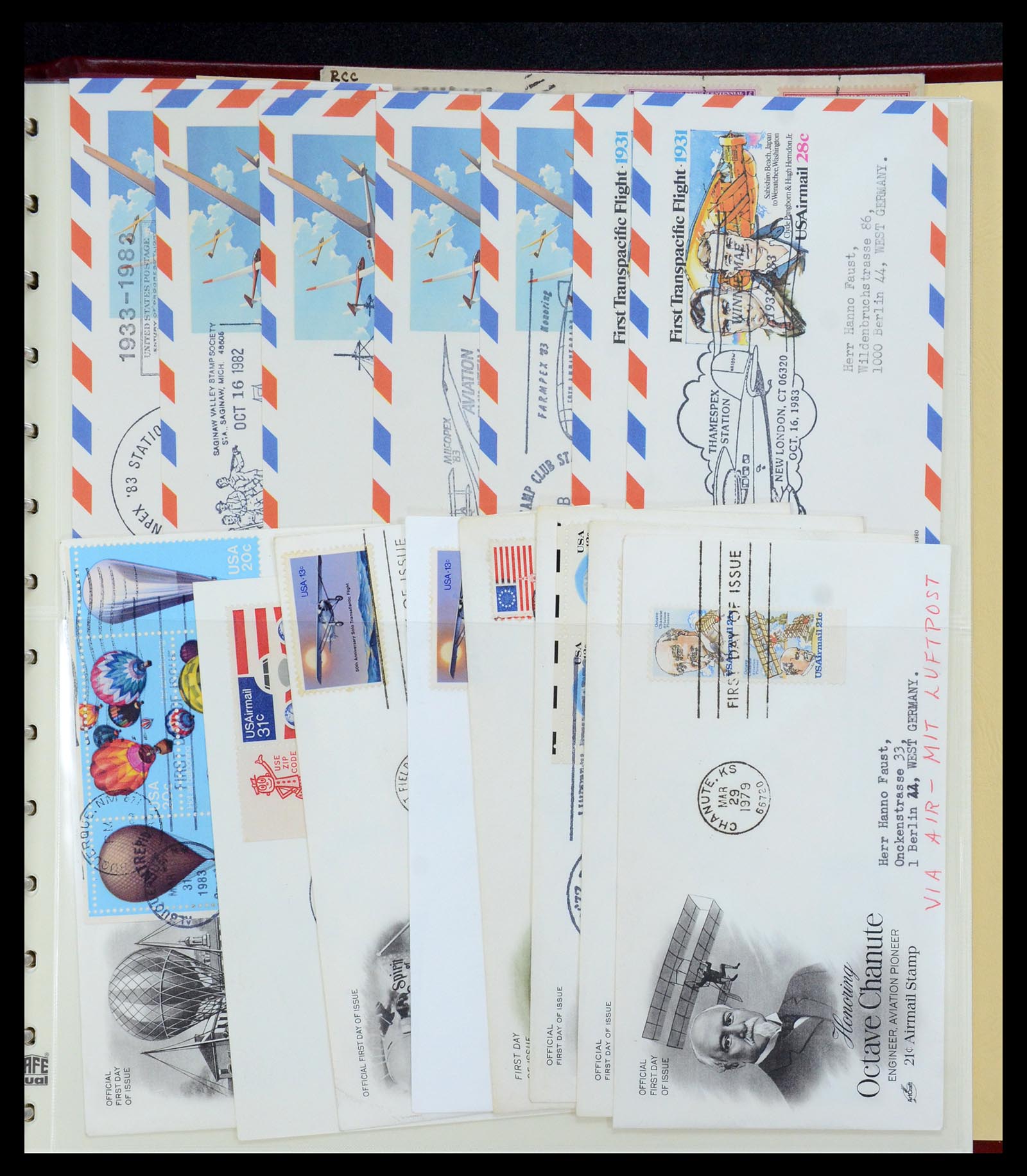 36095 049 - Postzegelverzameling 36095 USA brieven en postwaardestukken 1851-1950