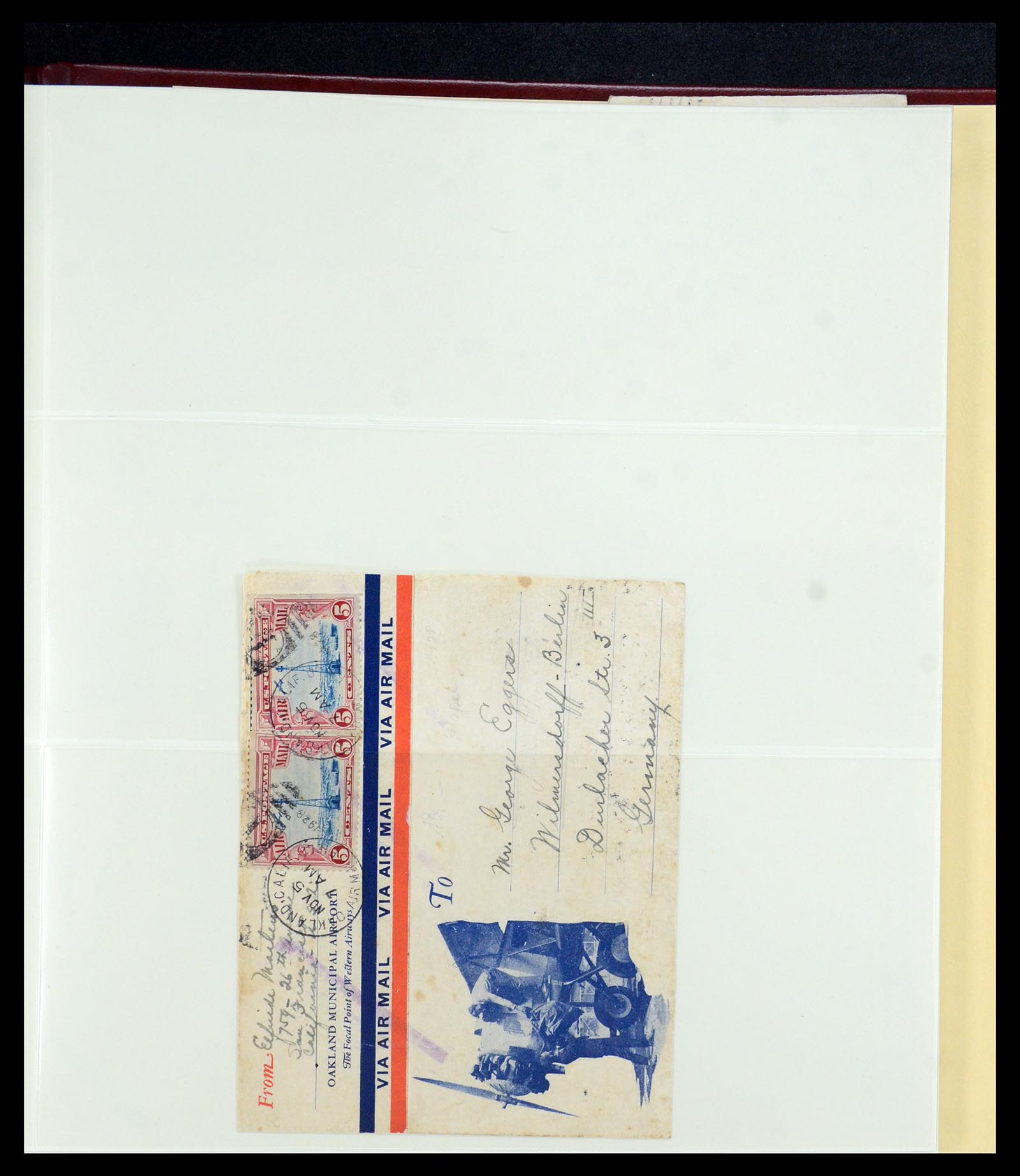 36095 081 - Postzegelverzameling 36095 USA brieven en postwaardestukken 1851-1950