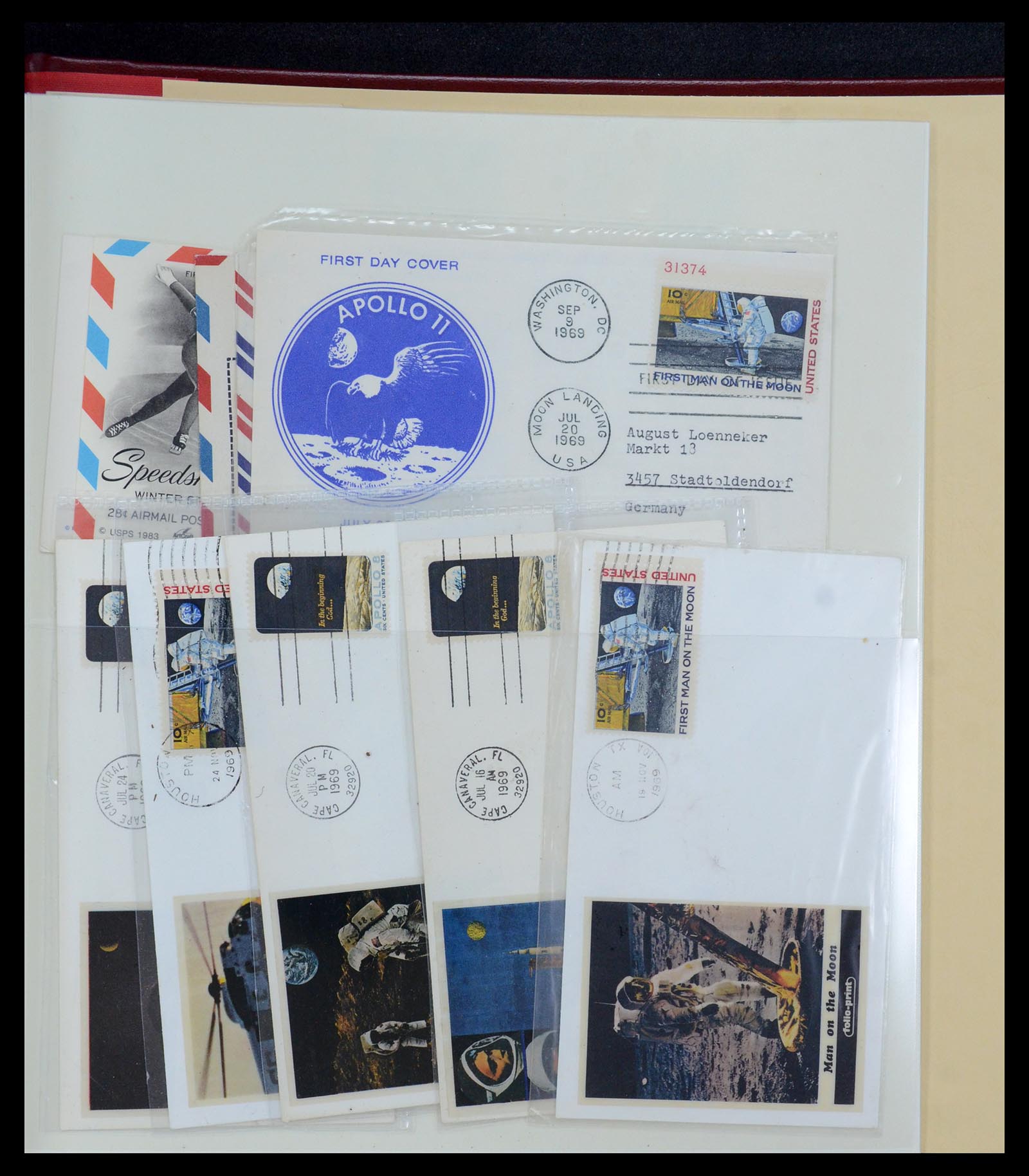 36095 288 - Postzegelverzameling 36095 USA brieven en postwaardestukken 1851-1950