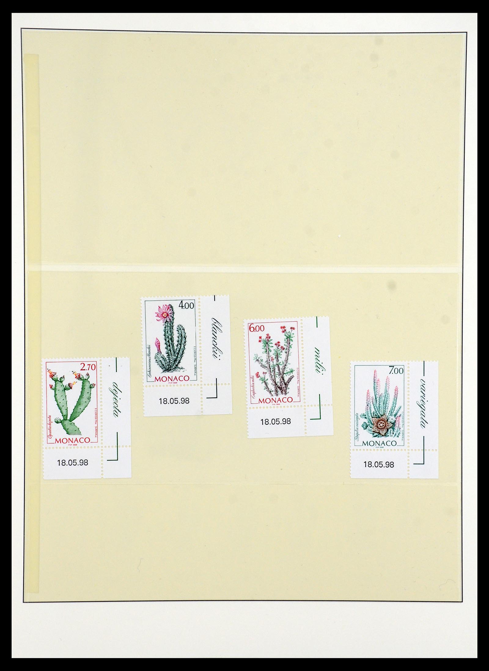 36096 002 - Postzegelverzameling 36096 Motief cactus 1900-2015!