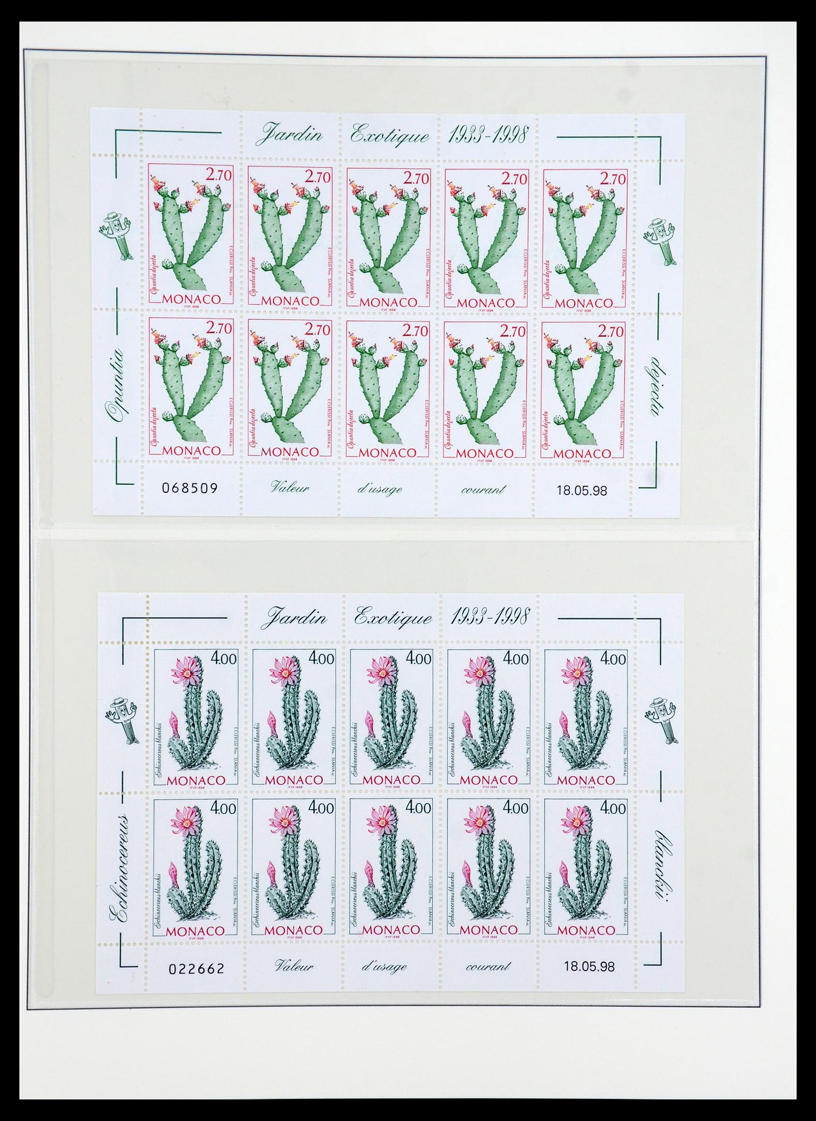 36096 003 - Postzegelverzameling 36096 Motief cactus 1900-2015!