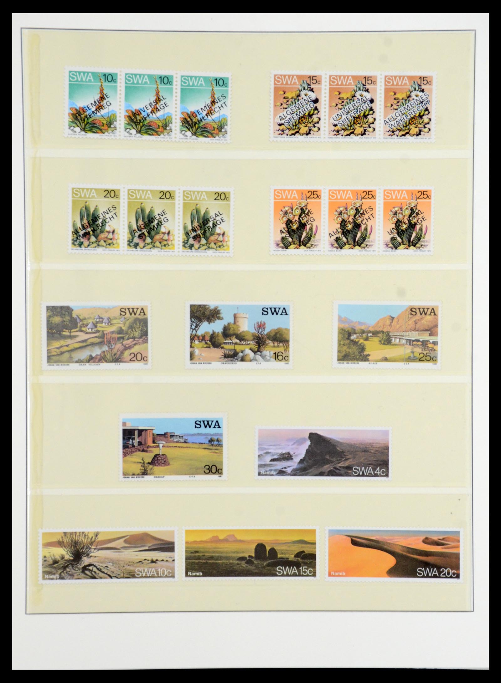 36096 011 - Postzegelverzameling 36096 Motief cactus 1900-2015!