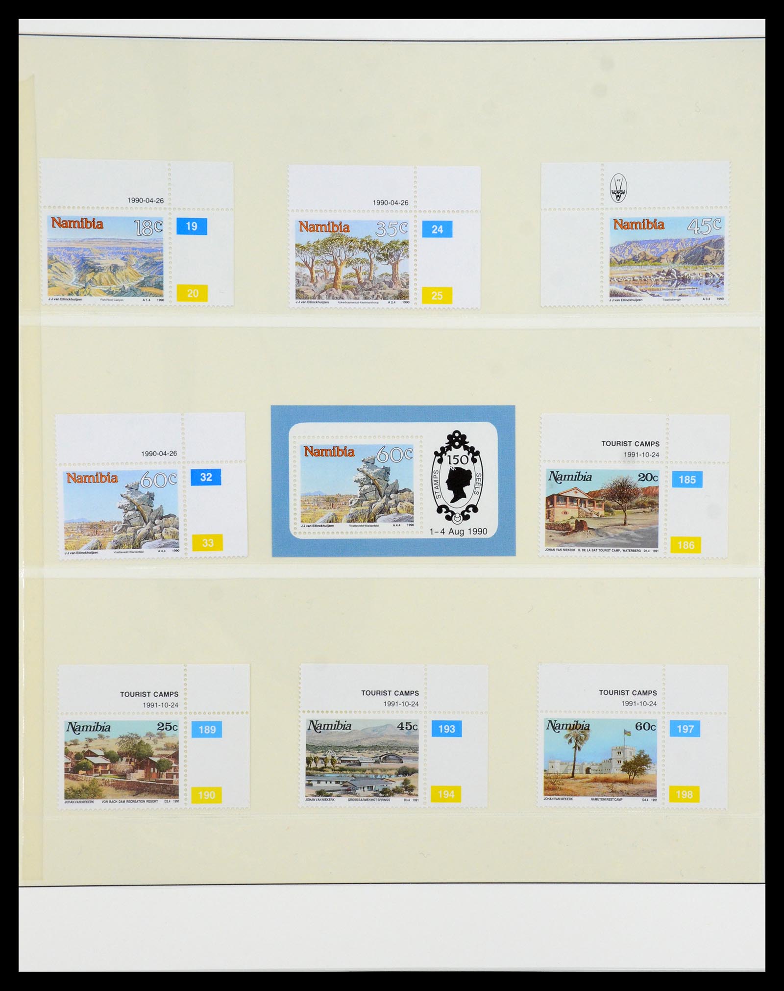 36096 013 - Postzegelverzameling 36096 Motief cactus 1900-2015!