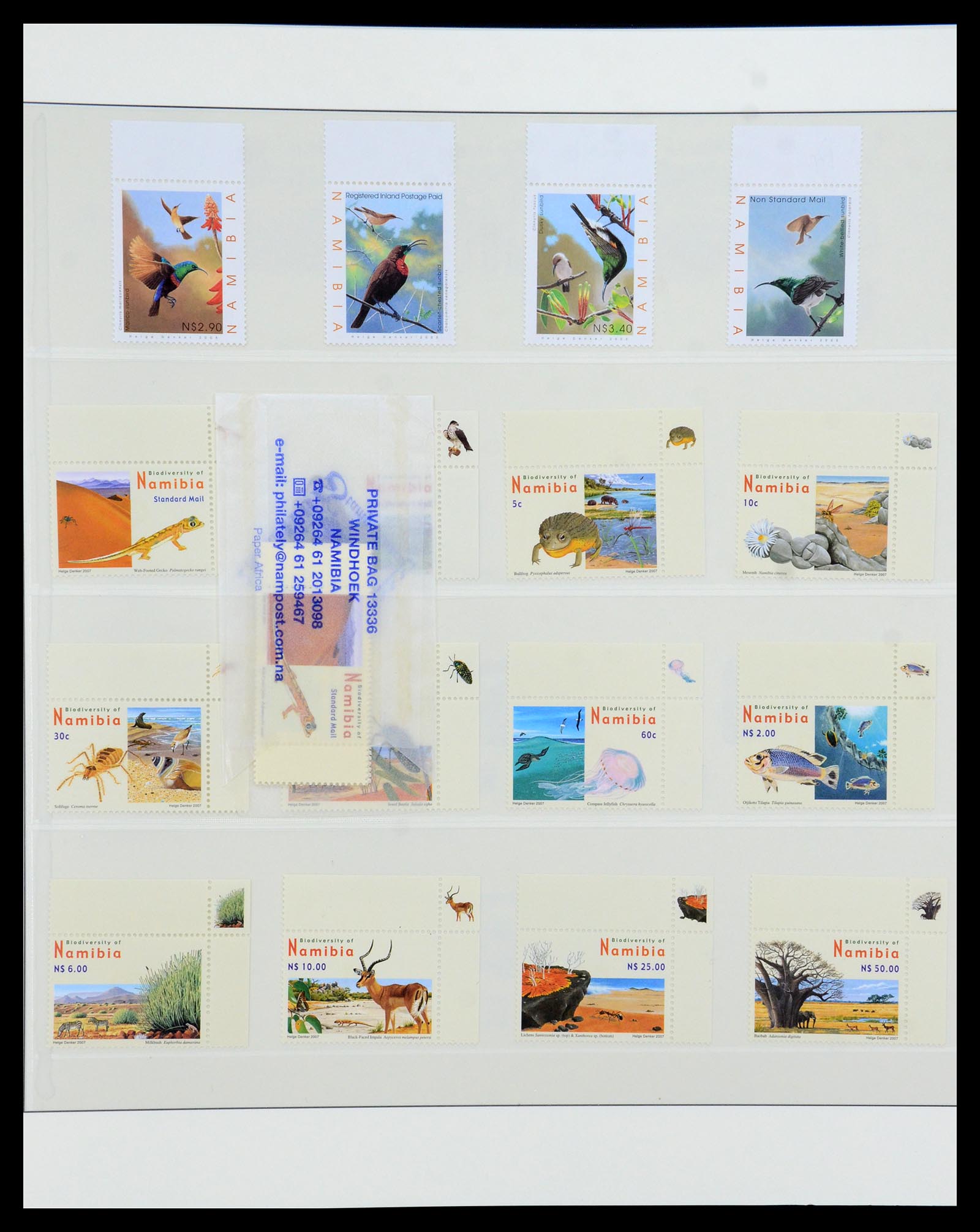 36096 020 - Postzegelverzameling 36096 Motief cactus 1900-2015!