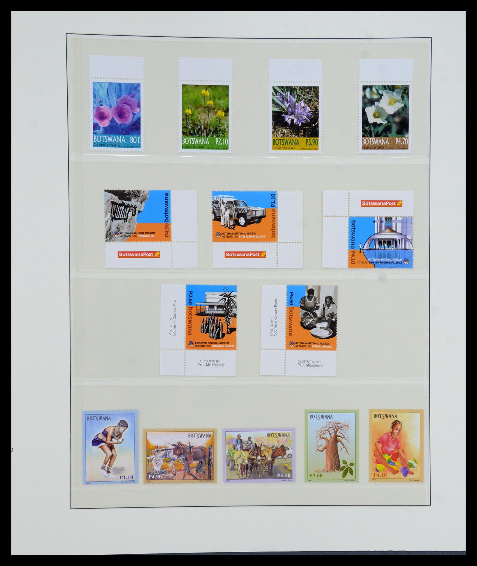 36096 032 - Postzegelverzameling 36096 Motief cactus 1900-2015!