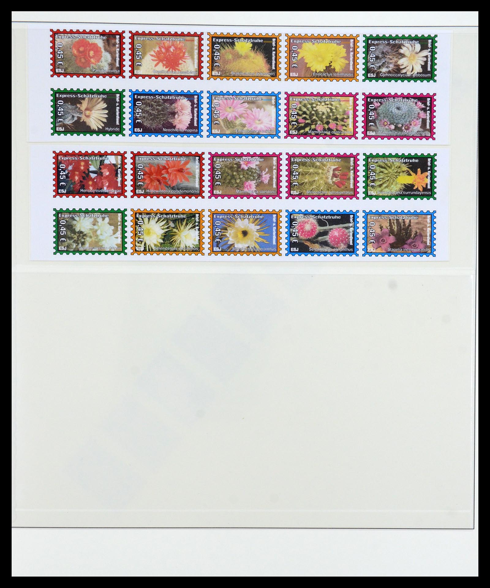 36096 033 - Postzegelverzameling 36096 Motief cactus 1900-2015!