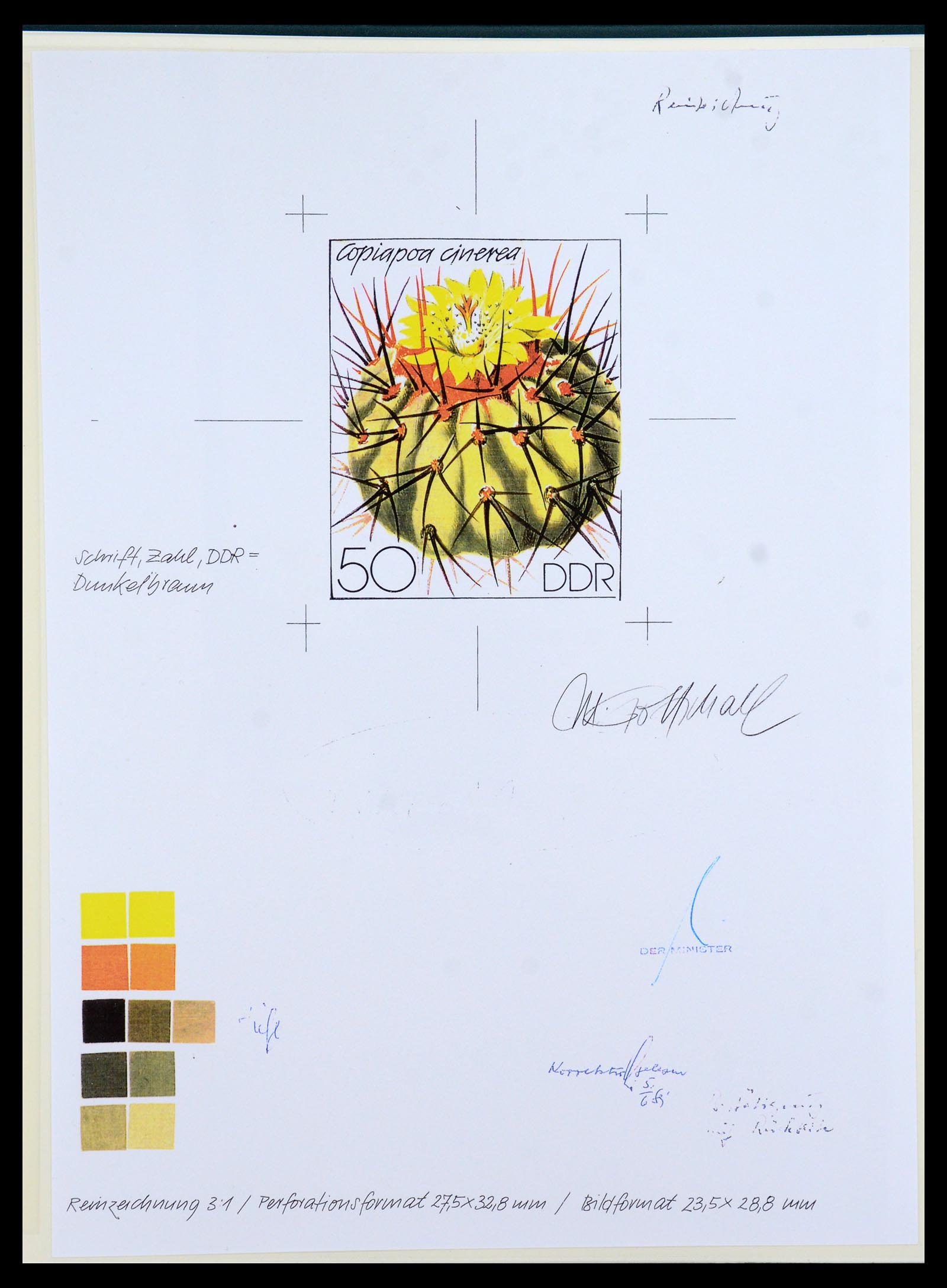 36096 042 - Postzegelverzameling 36096 Motief cactus 1900-2015!