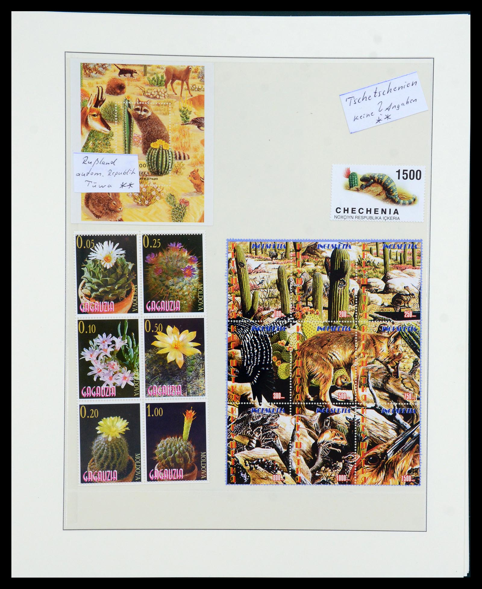 36096 070 - Stamp collection 36096 Theme cactus 1900-2015!