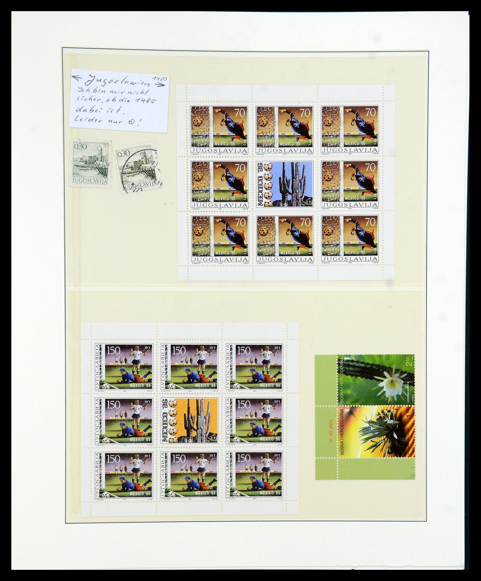 36096 075 - Stamp collection 36096 Theme cactus 1900-2015!