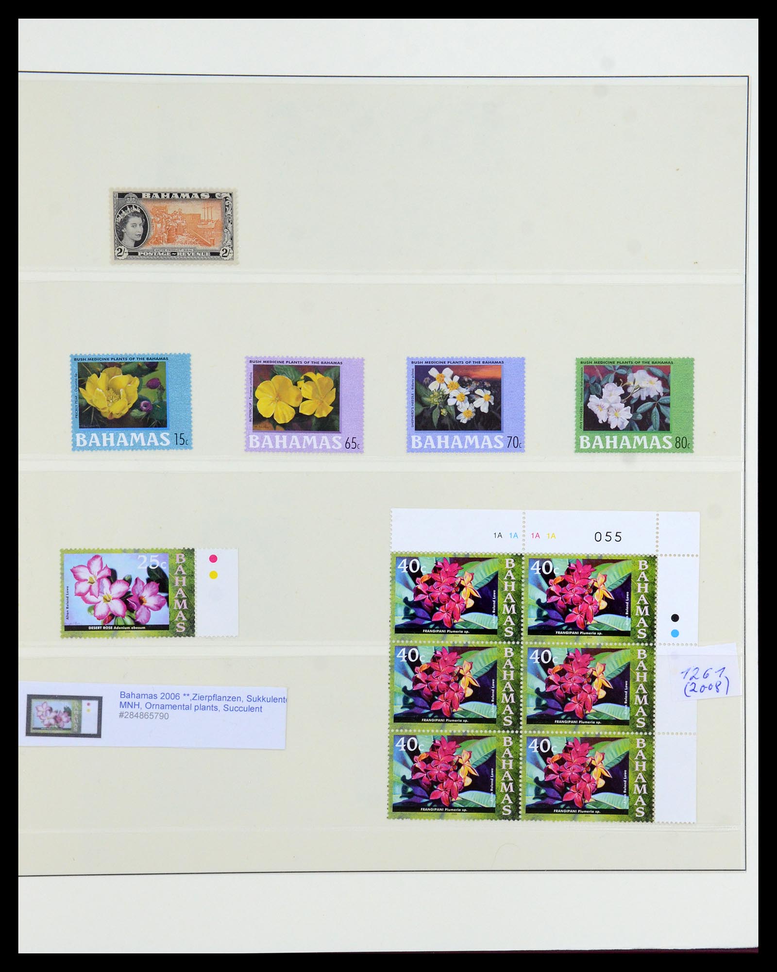36096 743 - Postzegelverzameling 36096 Motief cactus 1900-2015!