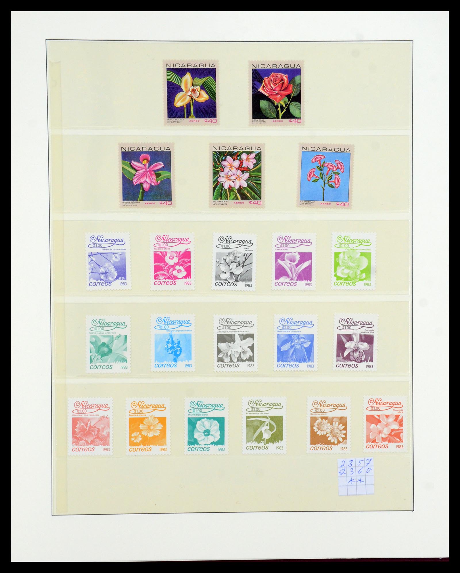 36096 746 - Postzegelverzameling 36096 Motief cactus 1900-2015!