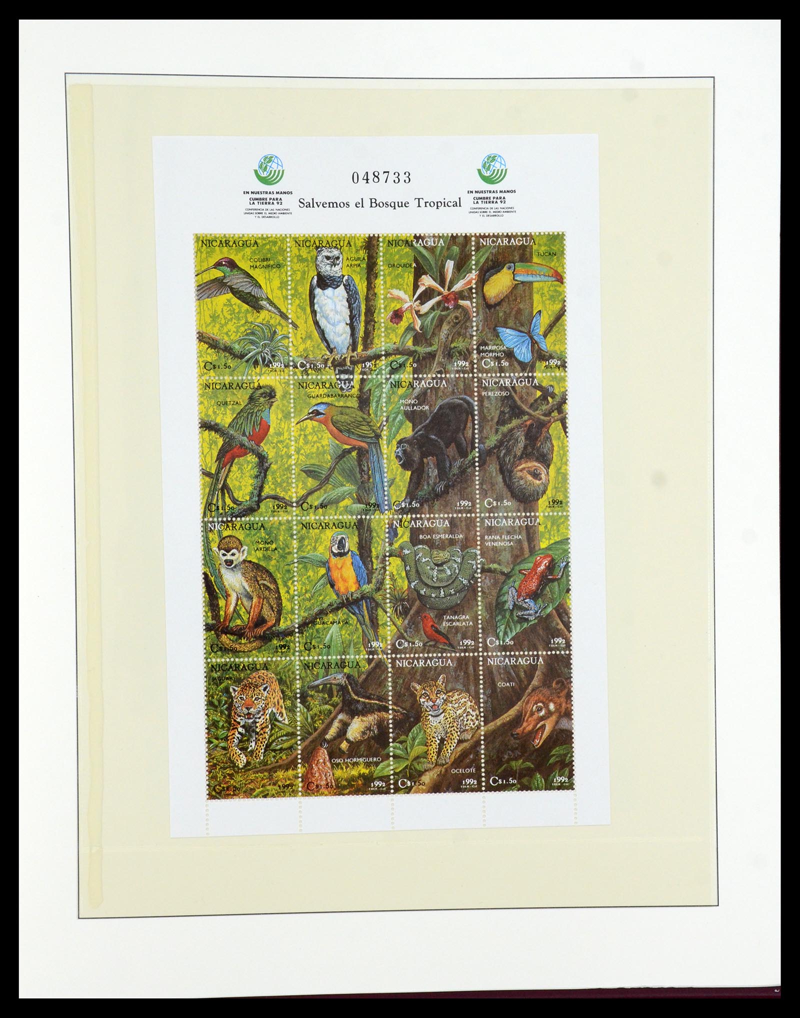 36096 752 - Postzegelverzameling 36096 Motief cactus 1900-2015!