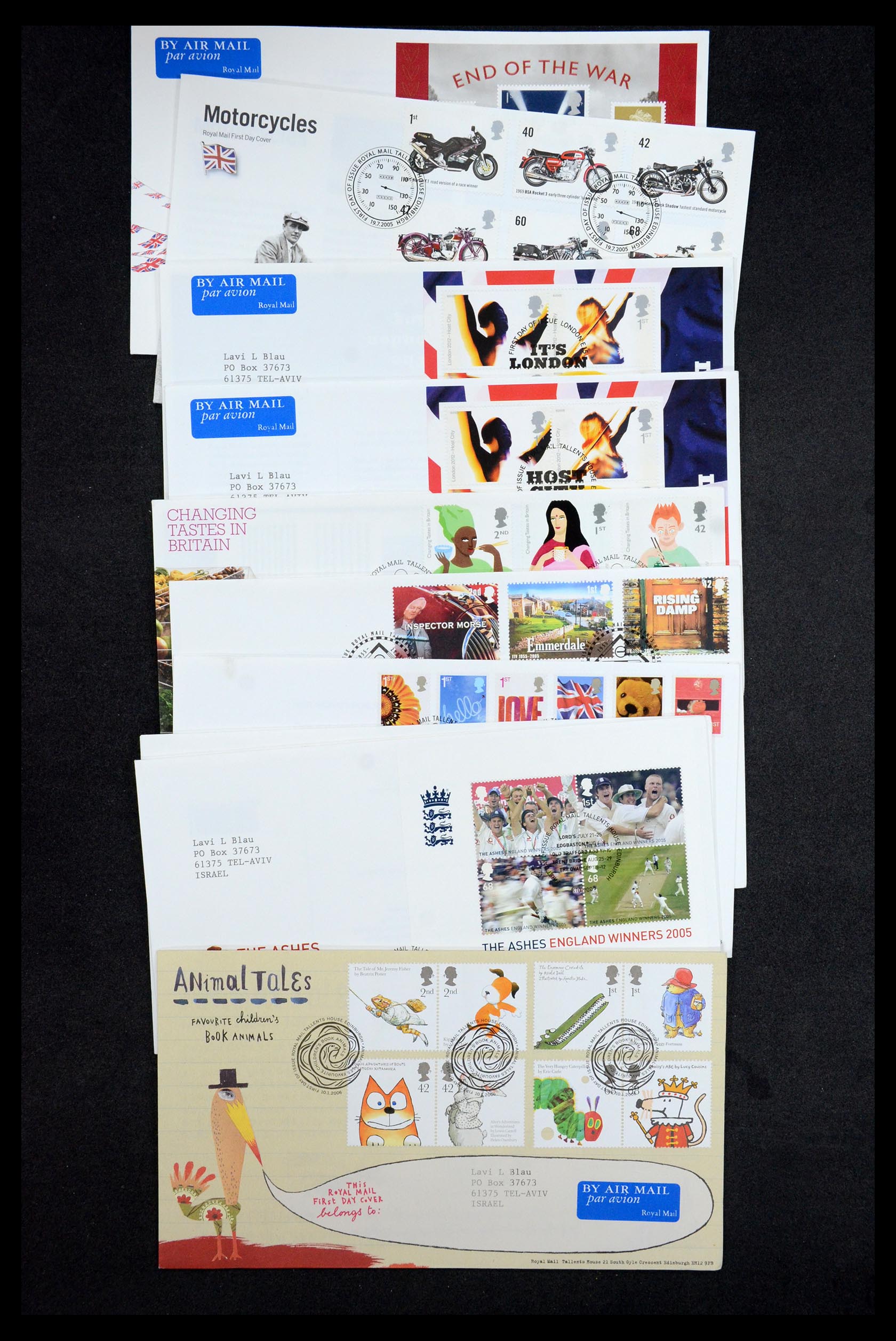 36097 001 - Stamp collection 36097 Great Britain FDC's 1980-2007.