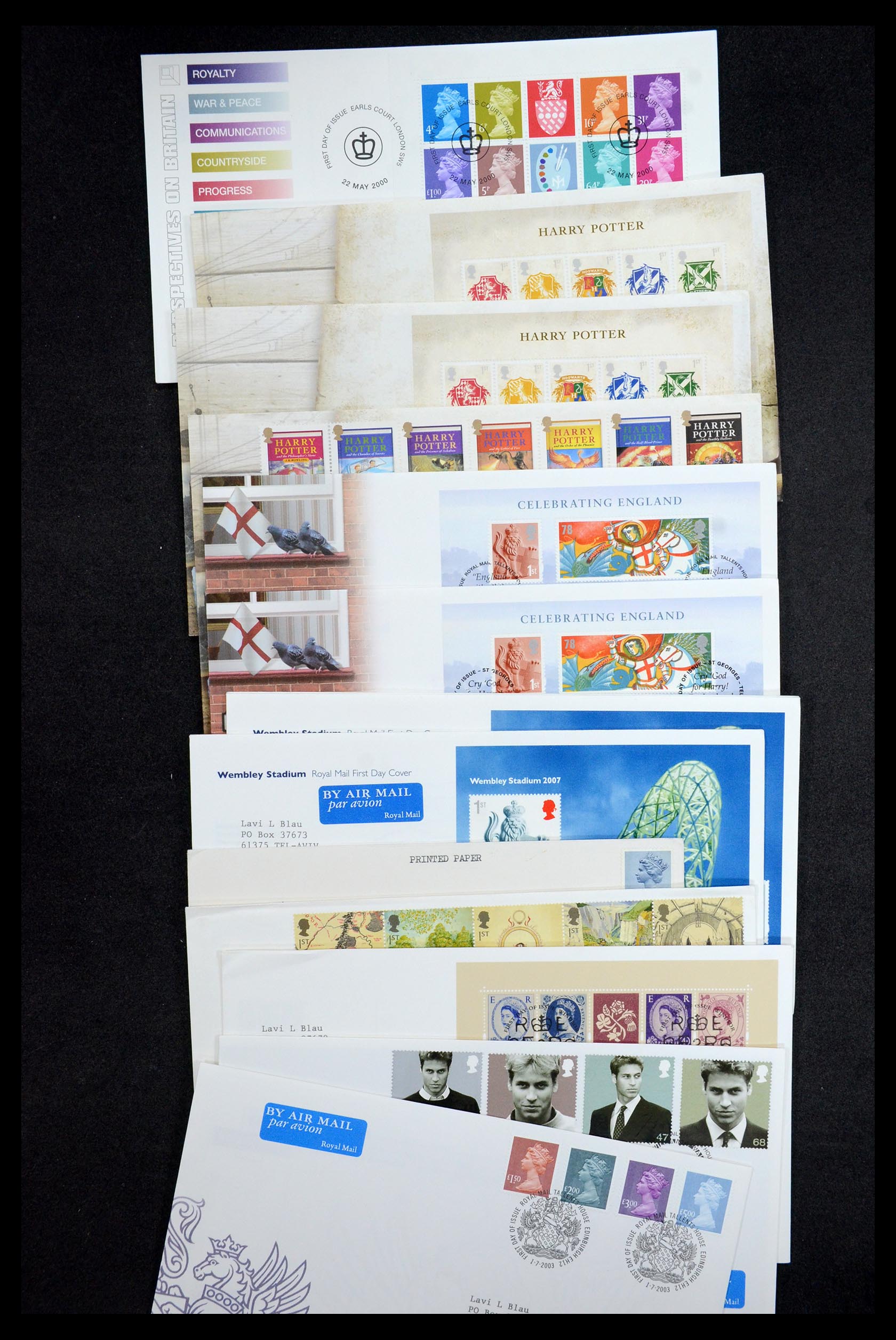 36097 005 - Stamp collection 36097 Great Britain FDC's 1980-2007.