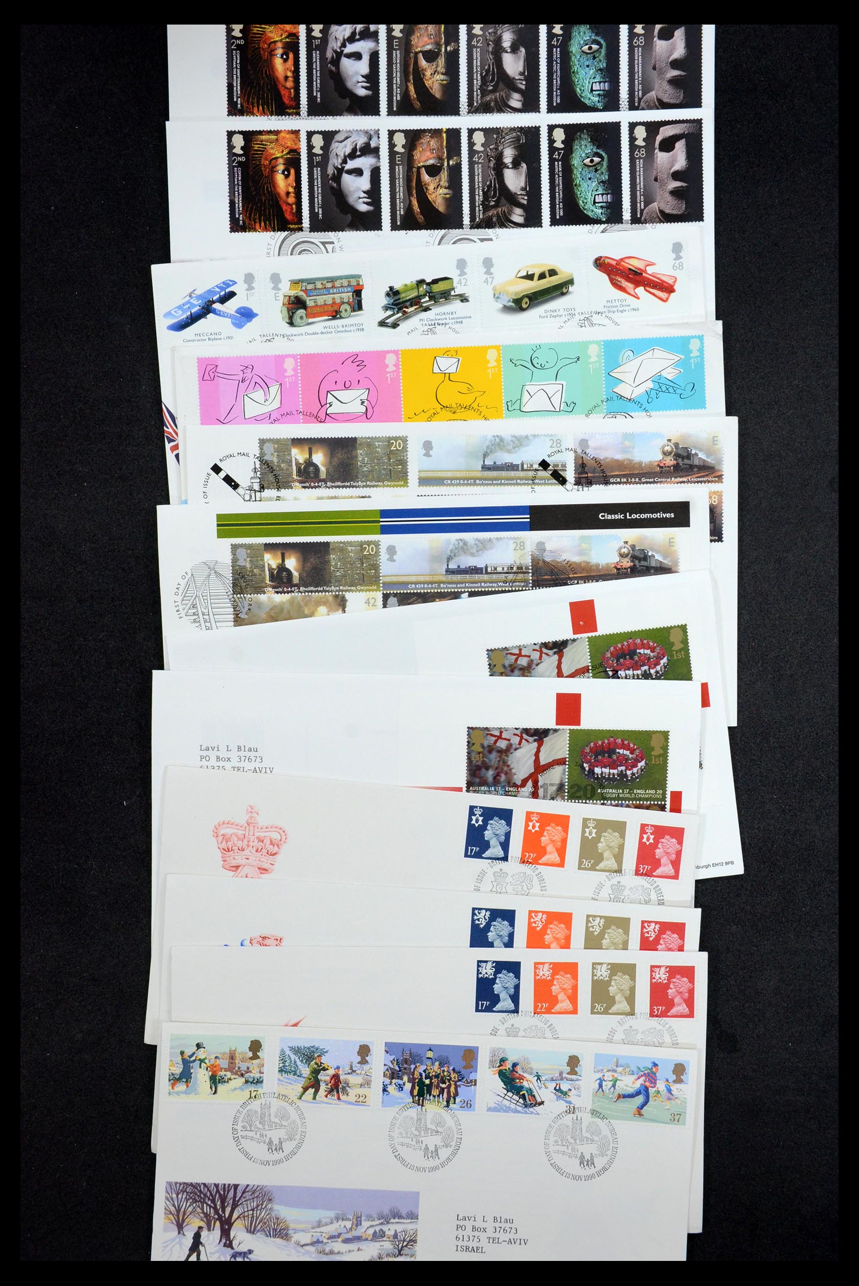 36097 016 - Stamp collection 36097 Great Britain FDC's 1980-2007.