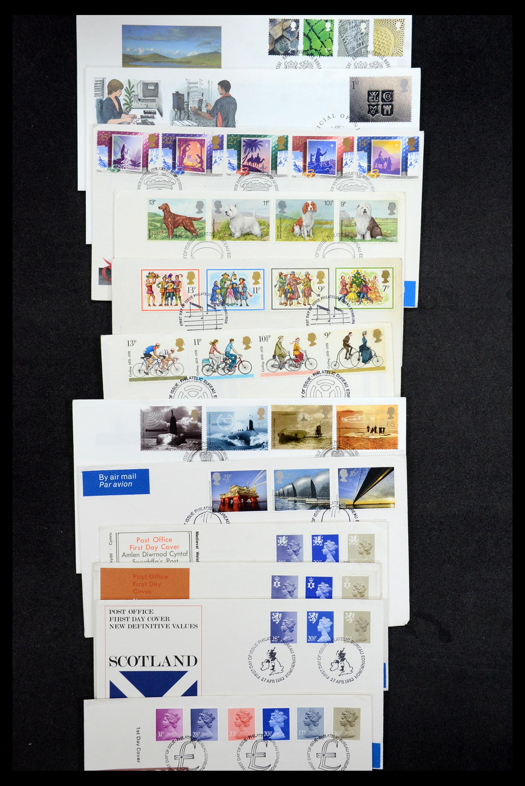 36097 031 - Stamp collection 36097 Great Britain FDC's 1980-2007.