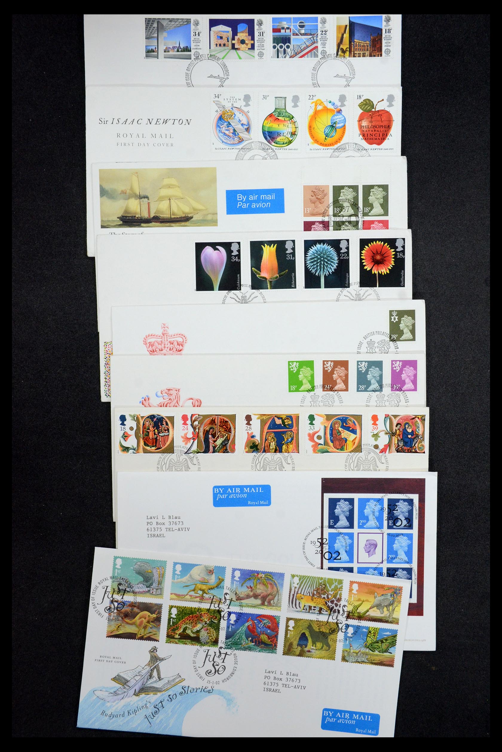 36097 036 - Stamp collection 36097 Great Britain FDC's 1980-2007.