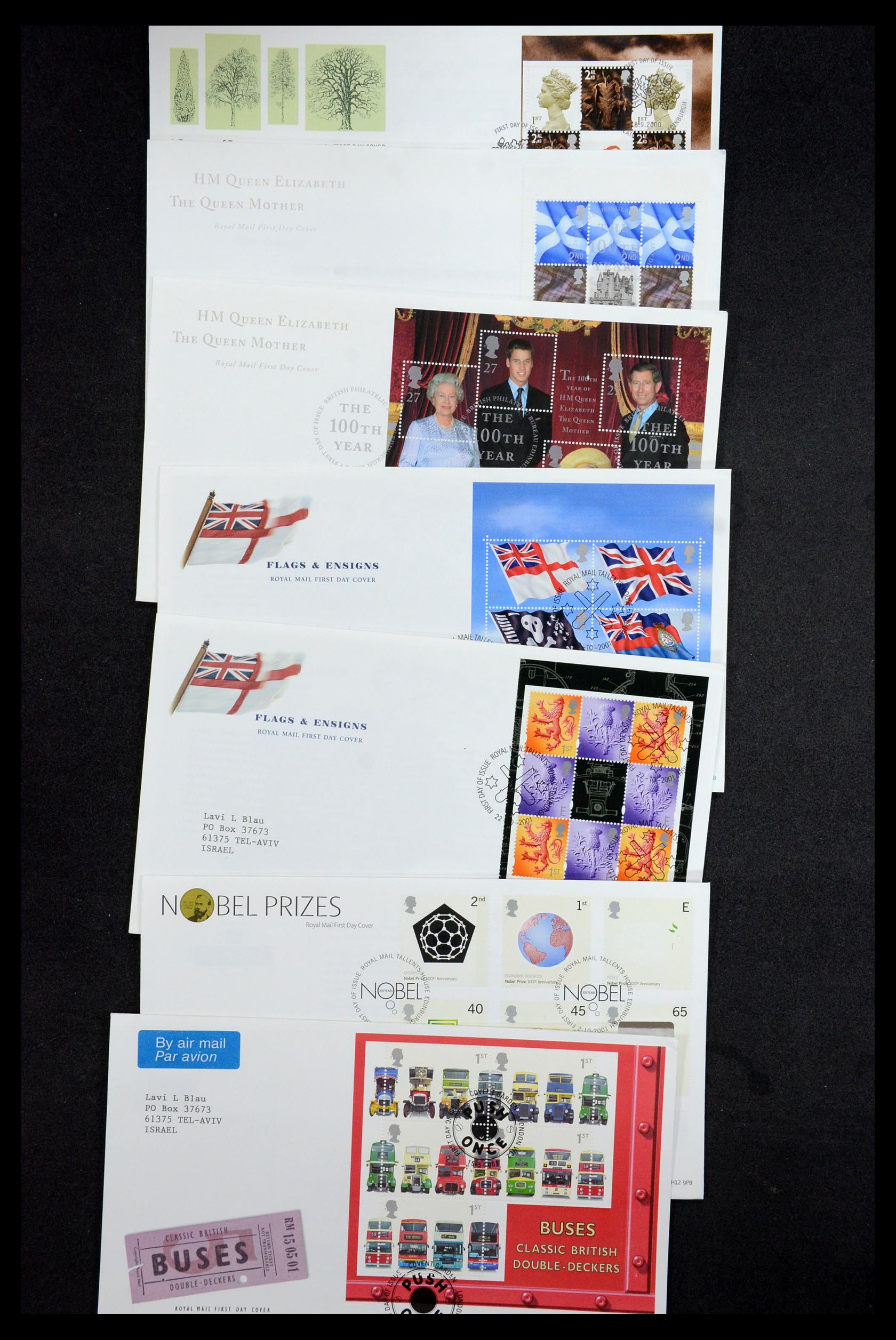 36097 037 - Stamp collection 36097 Great Britain FDC's 1980-2007.