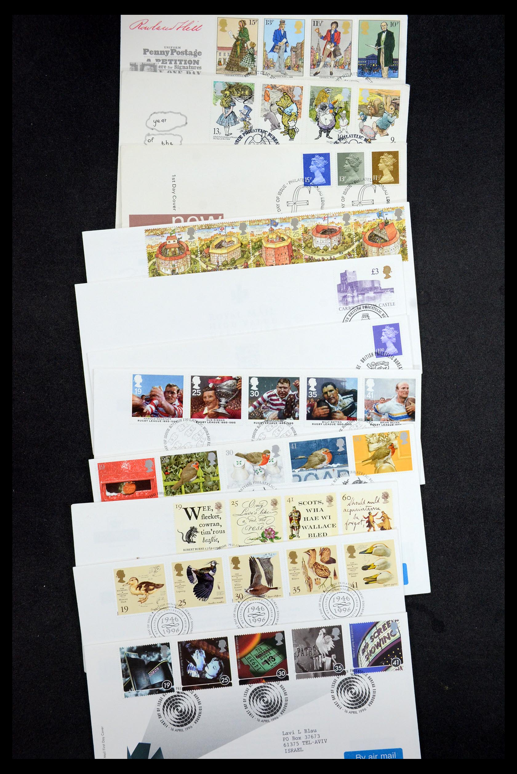 36097 043 - Stamp collection 36097 Great Britain FDC's 1980-2007.
