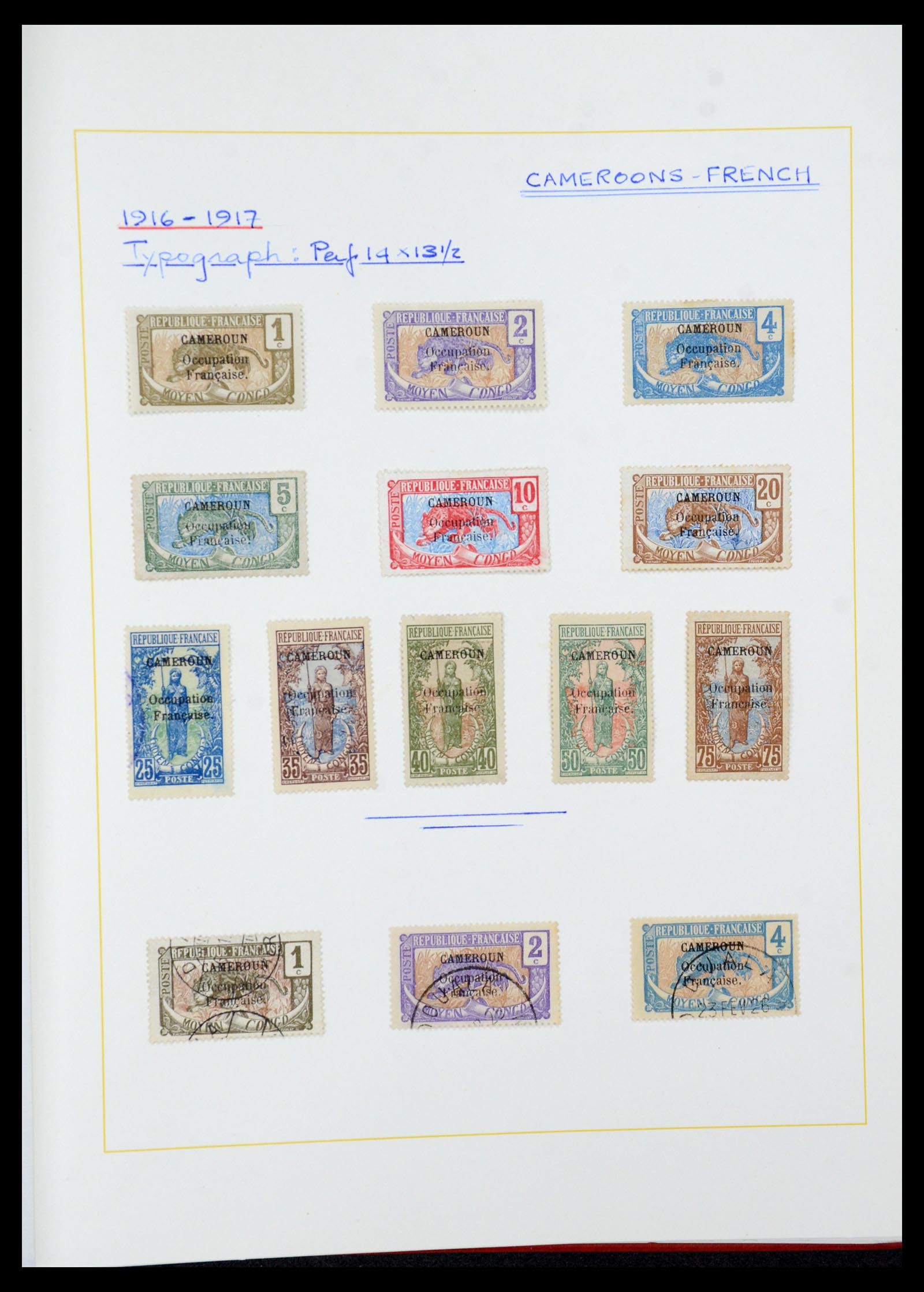 36099 008 - Postzegelverzameling 36099 Franse koloniën 1885-1950.