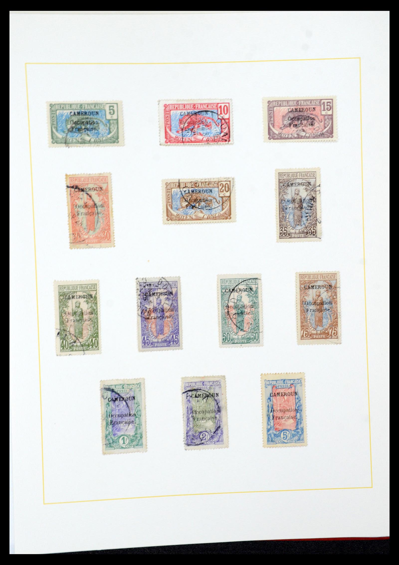 36099 009 - Postzegelverzameling 36099 Franse koloniën 1885-1950.