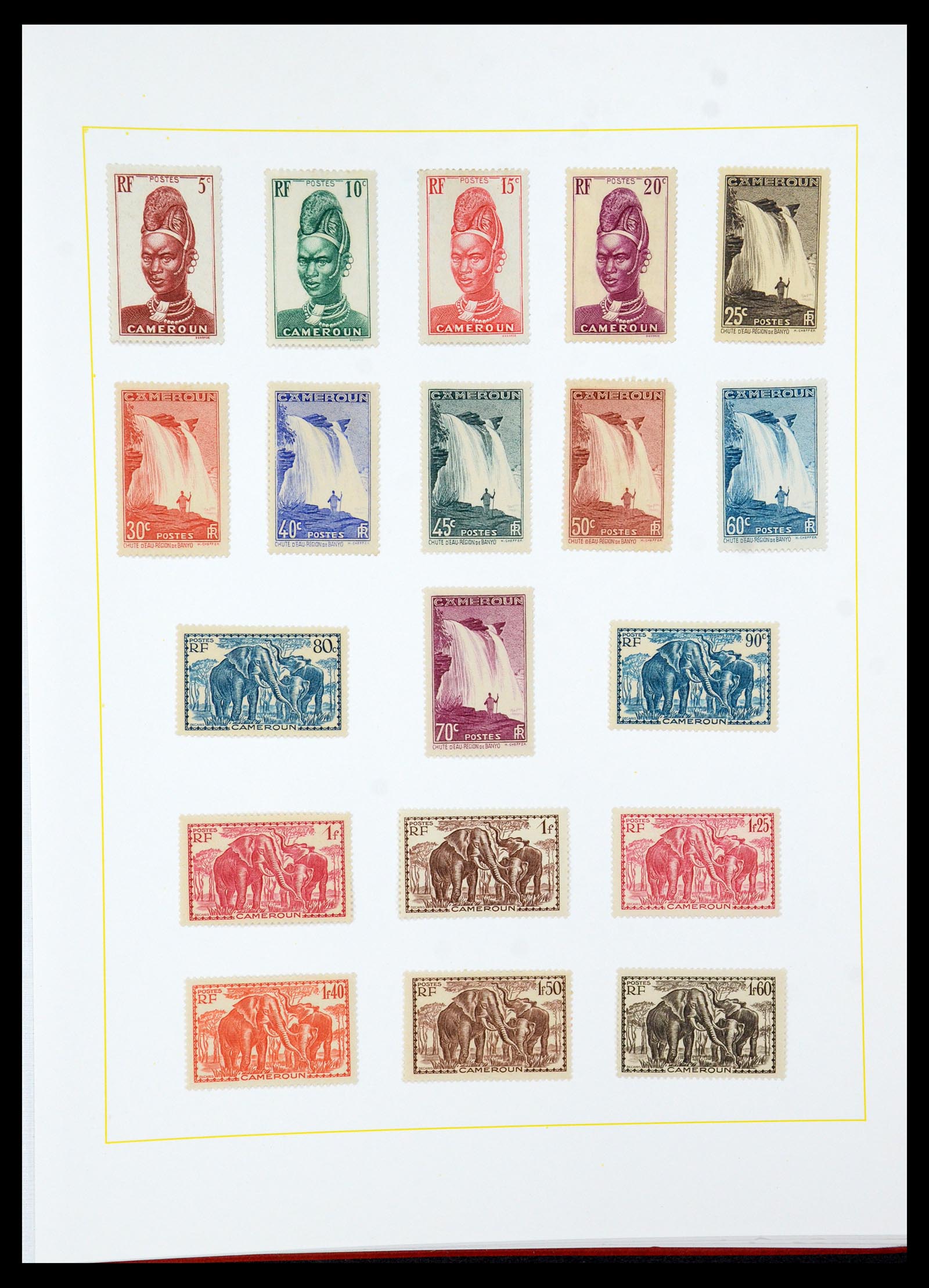 36099 014 - Postzegelverzameling 36099 Franse koloniën 1885-1950.