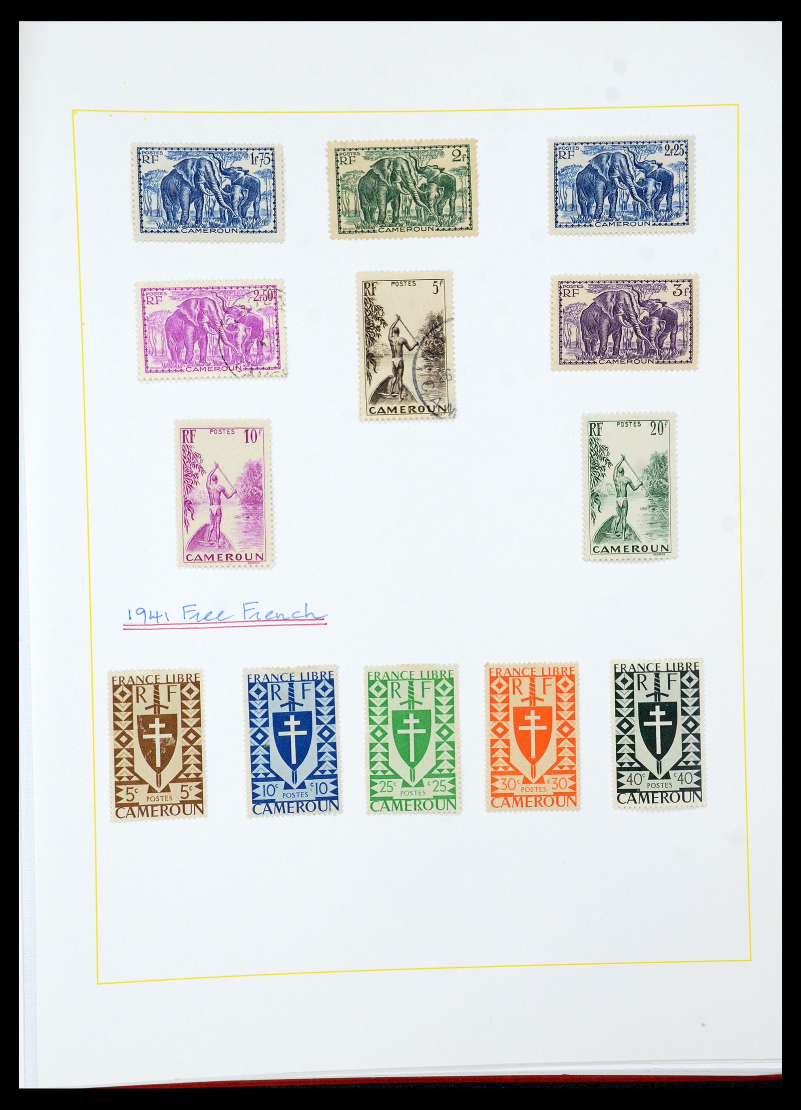 36099 015 - Postzegelverzameling 36099 Franse koloniën 1885-1950.