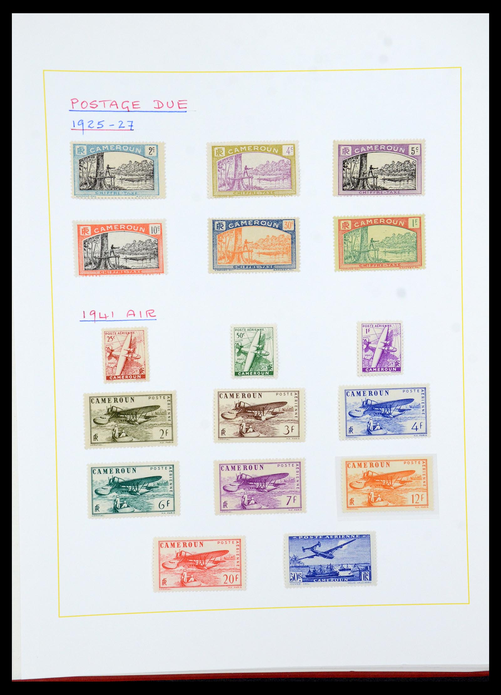 36099 017 - Postzegelverzameling 36099 Franse koloniën 1885-1950.